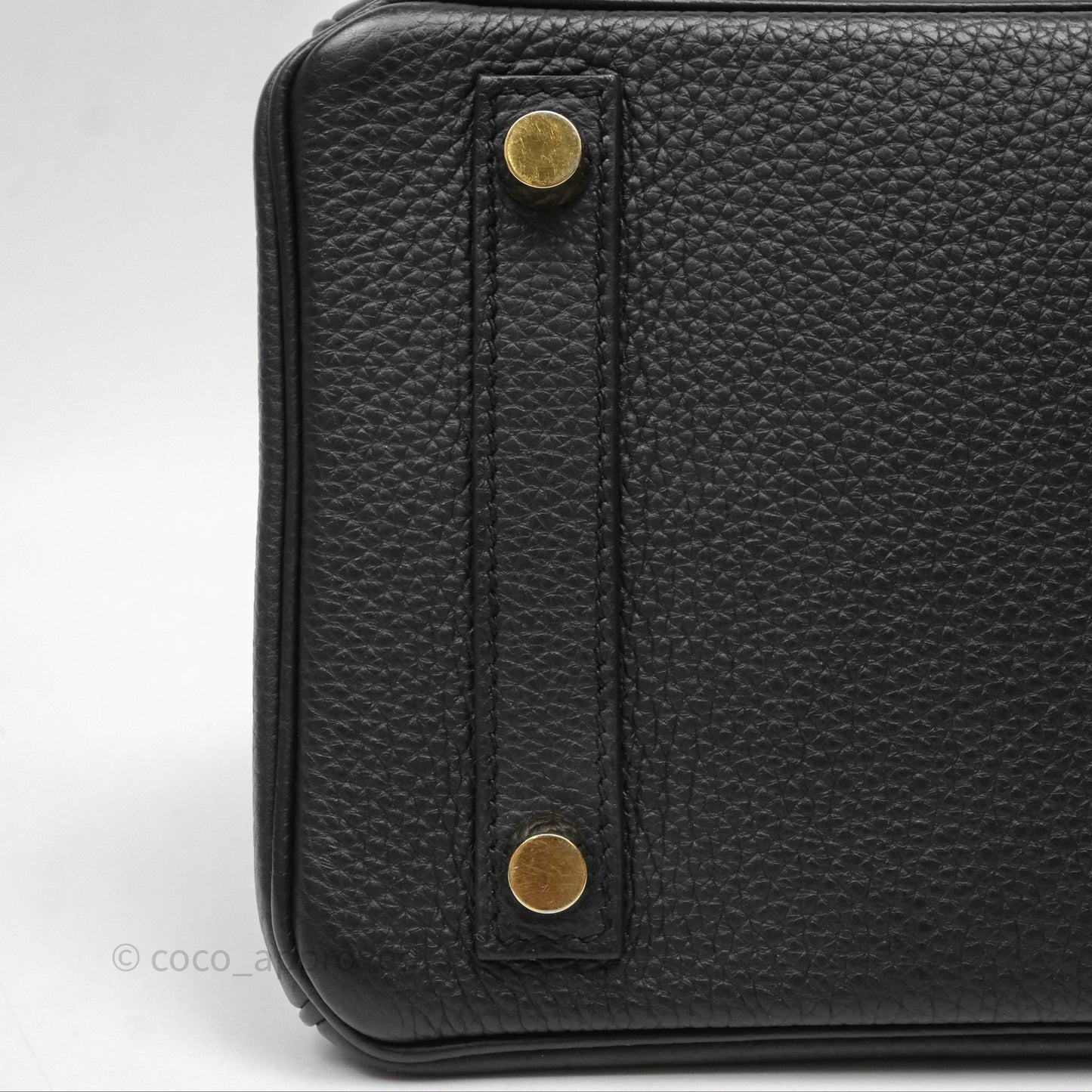 Hermes Birkin 25 Black Togo Gold Hardware