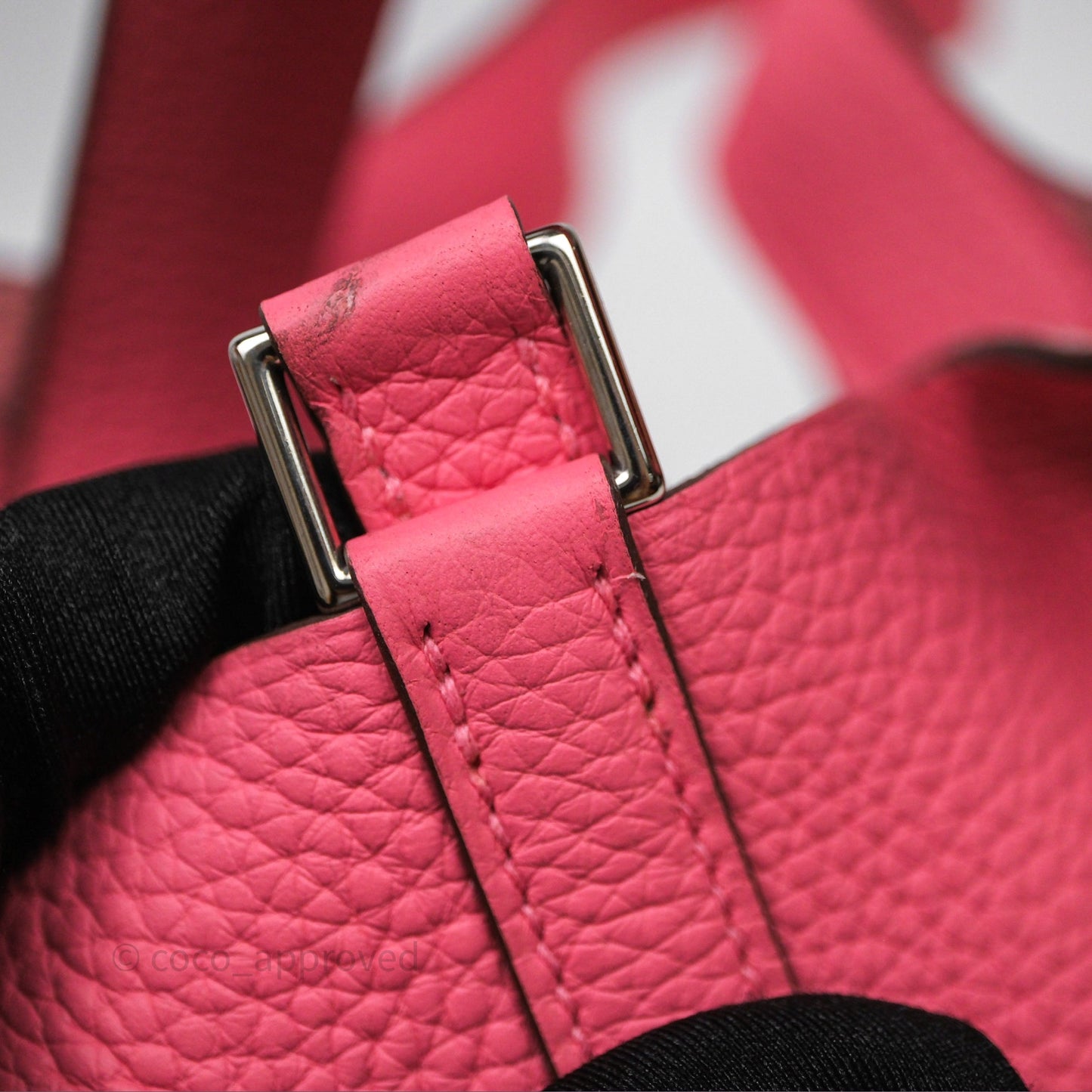 Hermes Picotin 18 Rose Azalee 8W Clemence Palladium Hardware