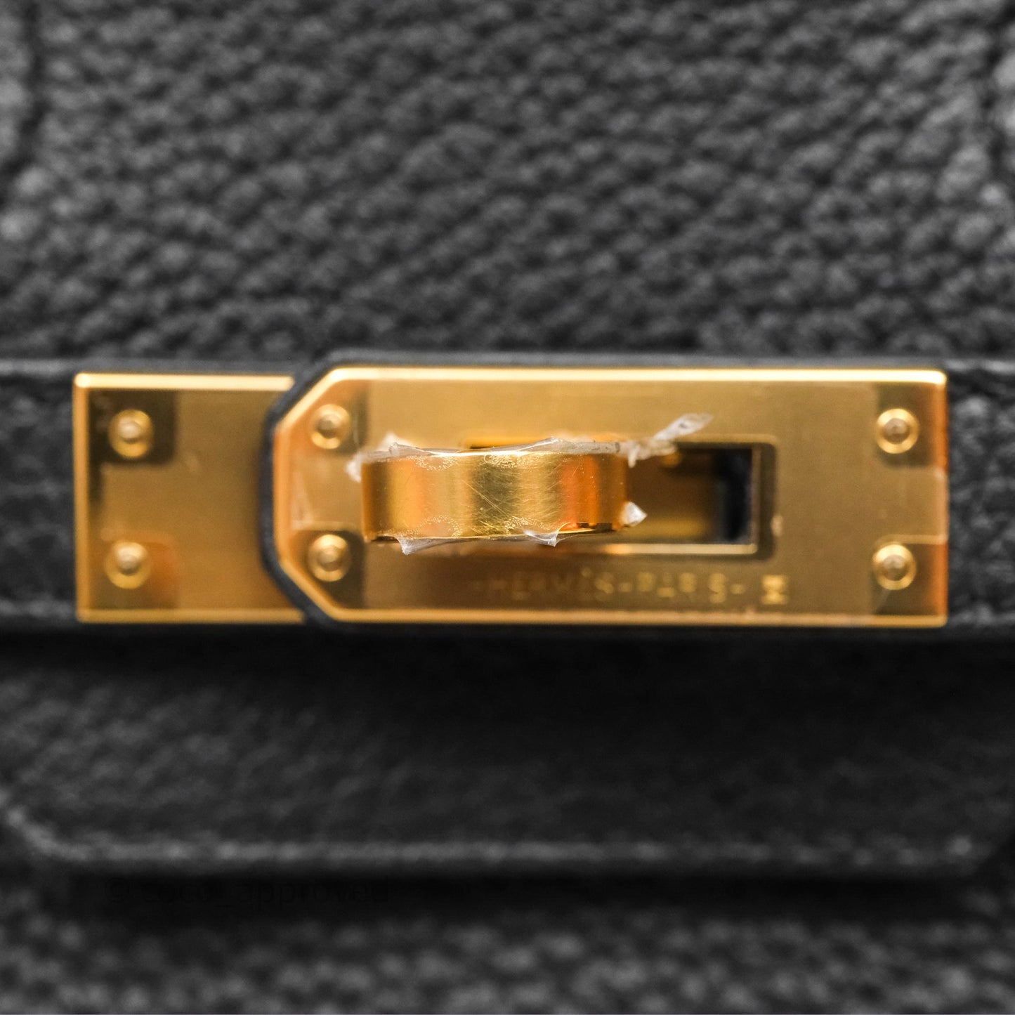 Hermes Birkin 25 Black Togo Gold Hardware