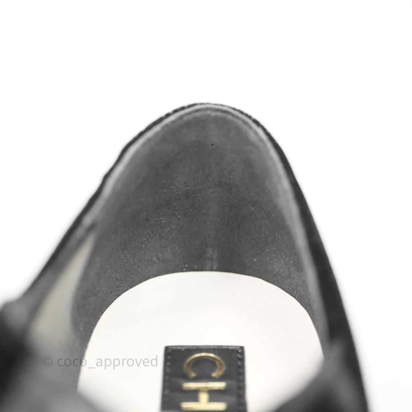 Chanel Mary Janes Flats White/Black Size 37.5
