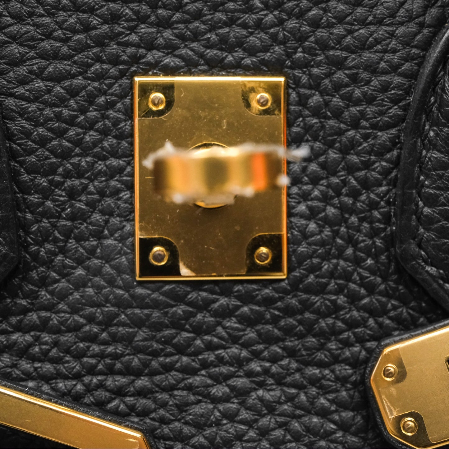 Hermes Birkin 25 Black Togo Gold Hardware