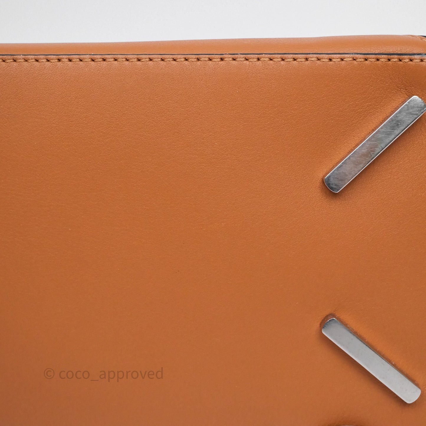 Loewe Medium Puzzle Bag Tan Calfskin Silver Hardware