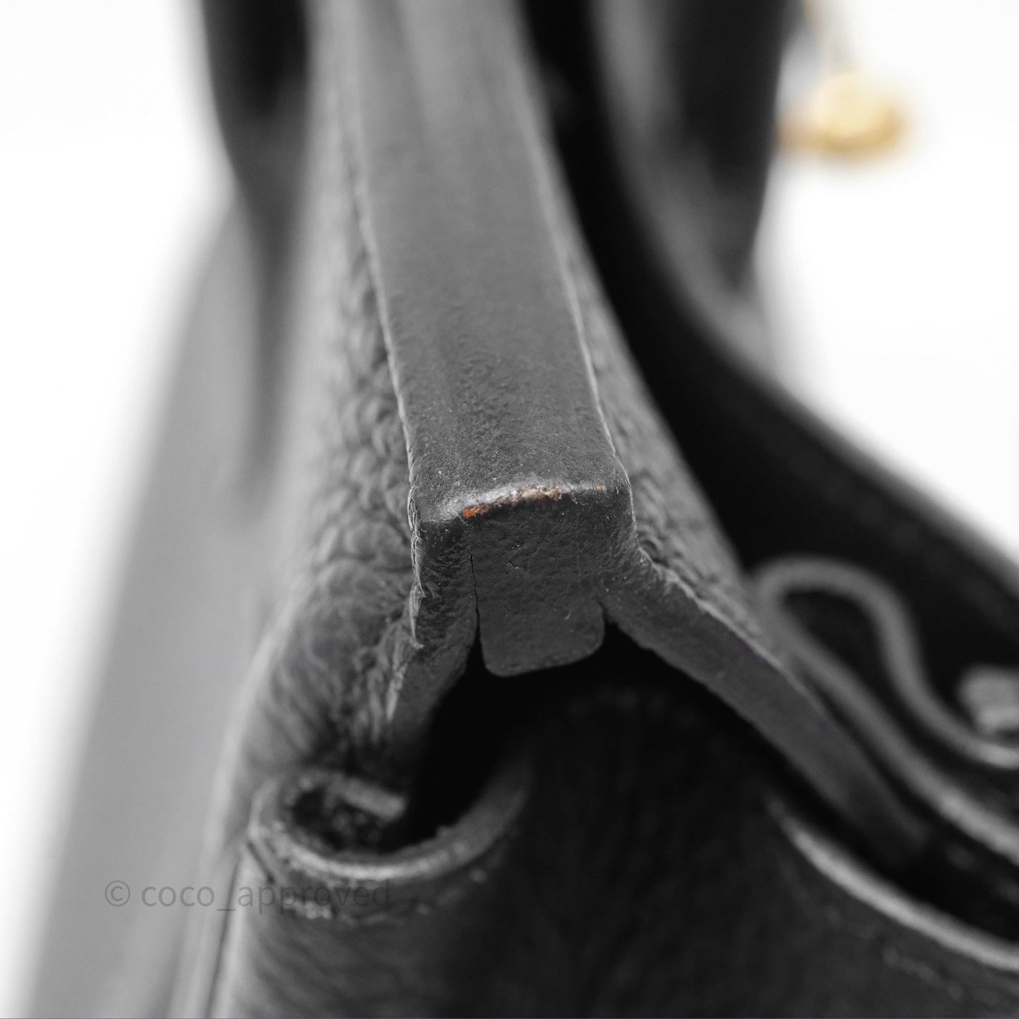 Hermes Birkin 25 Black Togo Gold Hardware