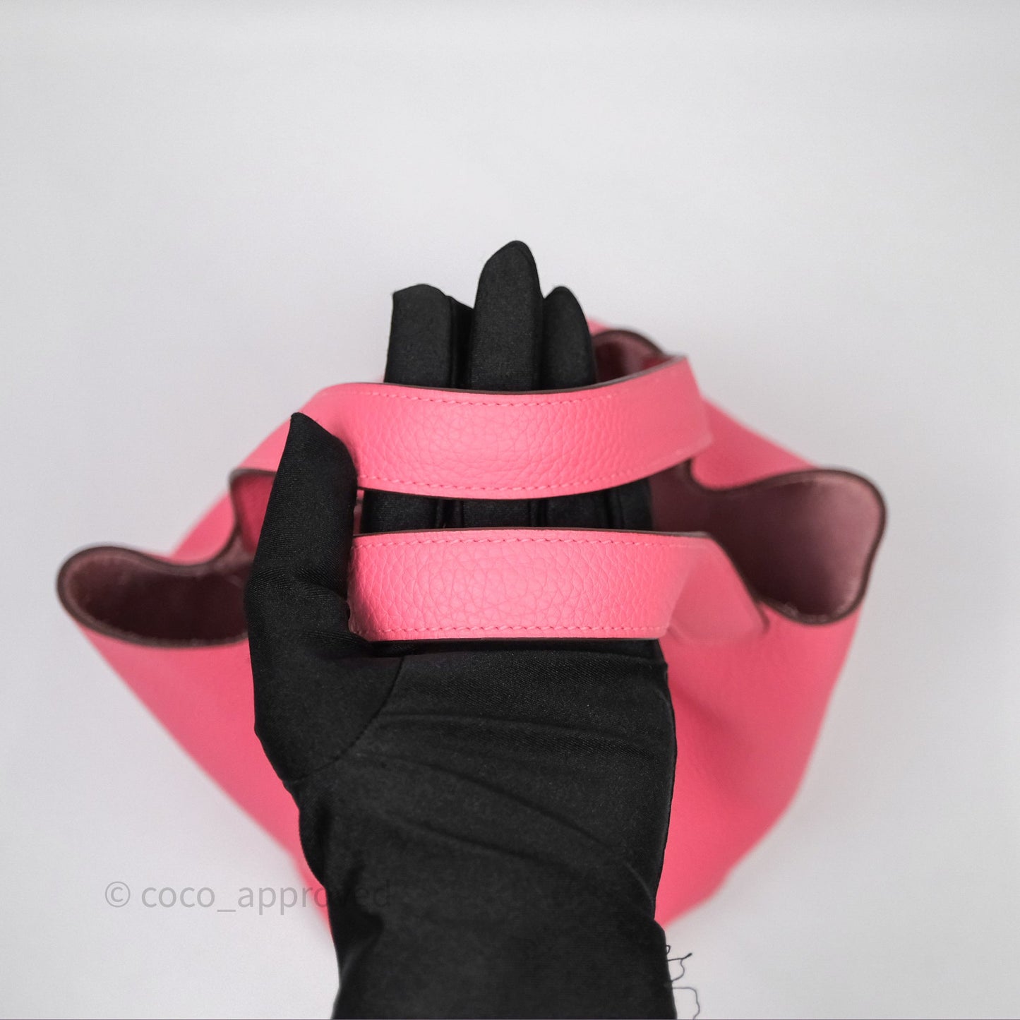 Hermes Picotin 18 Rose Azalee 8W Clemence Palladium Hardware