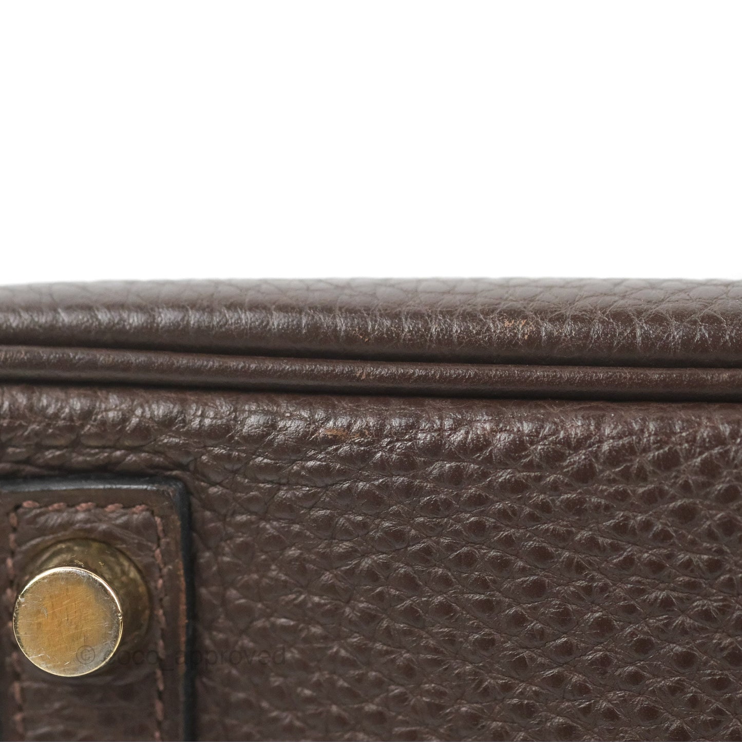 Hermes Birkin 25 Chocolate Gold Hardware