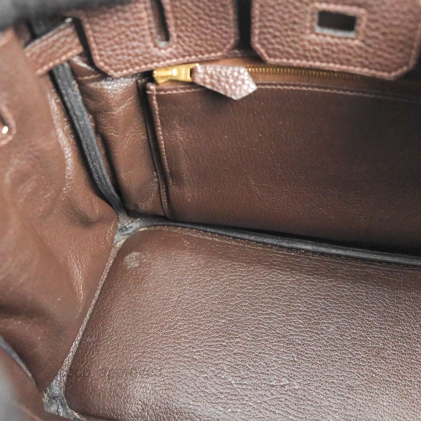Hermes Birkin 25 Chocolate Gold Hardware