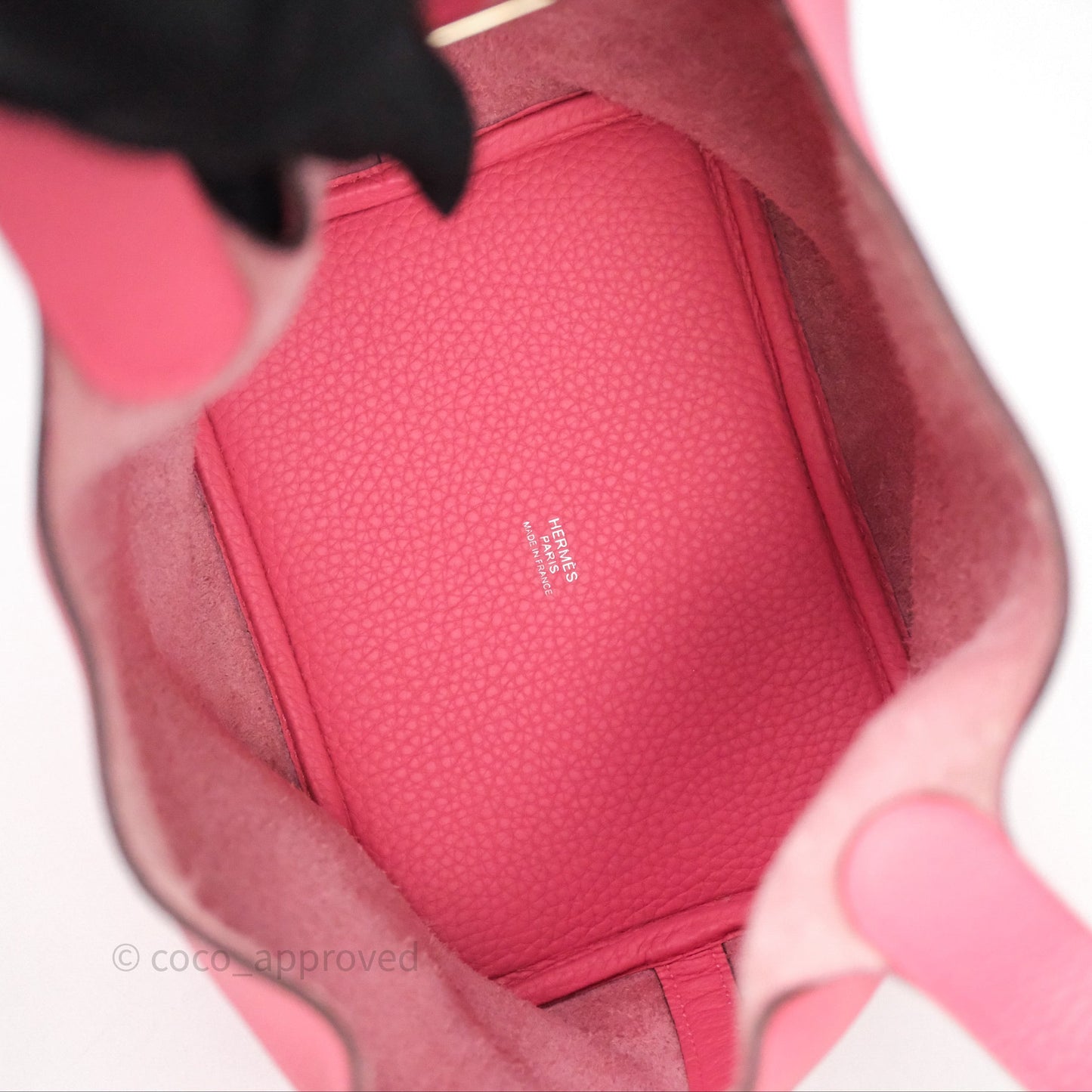 Hermes Picotin 18 Rose Azalee 8W Clemence Palladium Hardware