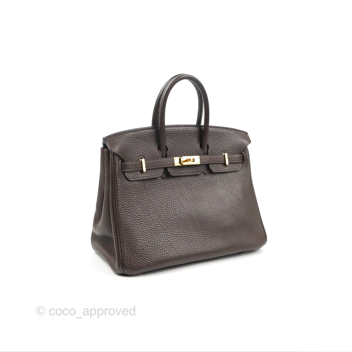 Hermes Birkin 25 Chocolate Gold Hardware