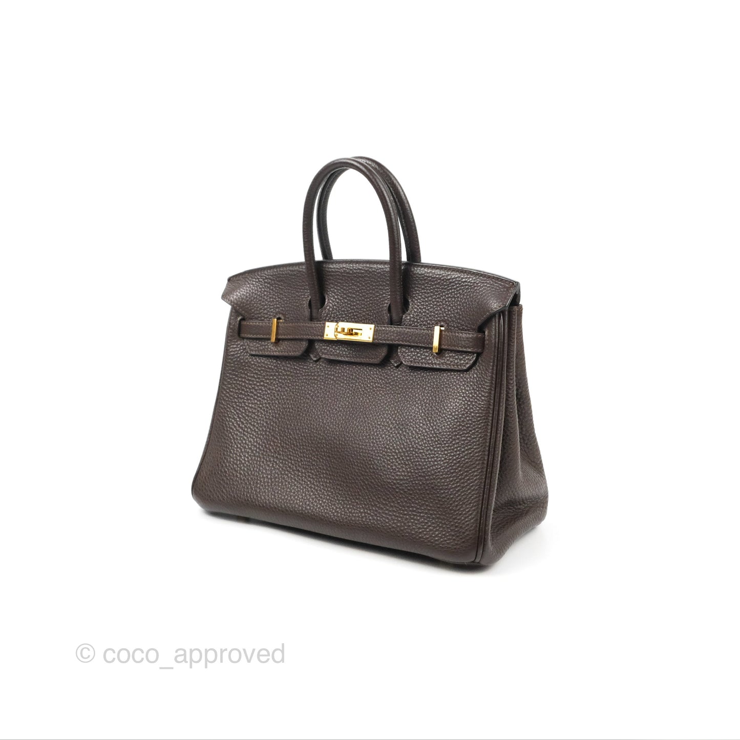 Hermes Birkin 25 Chocolate Gold Hardware