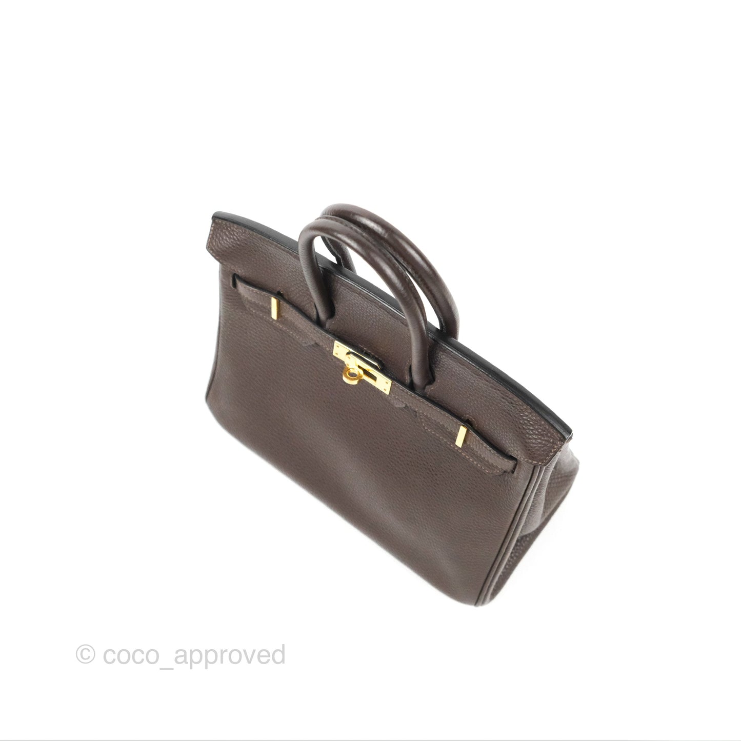 Hermes Birkin 25 Chocolate Gold Hardware