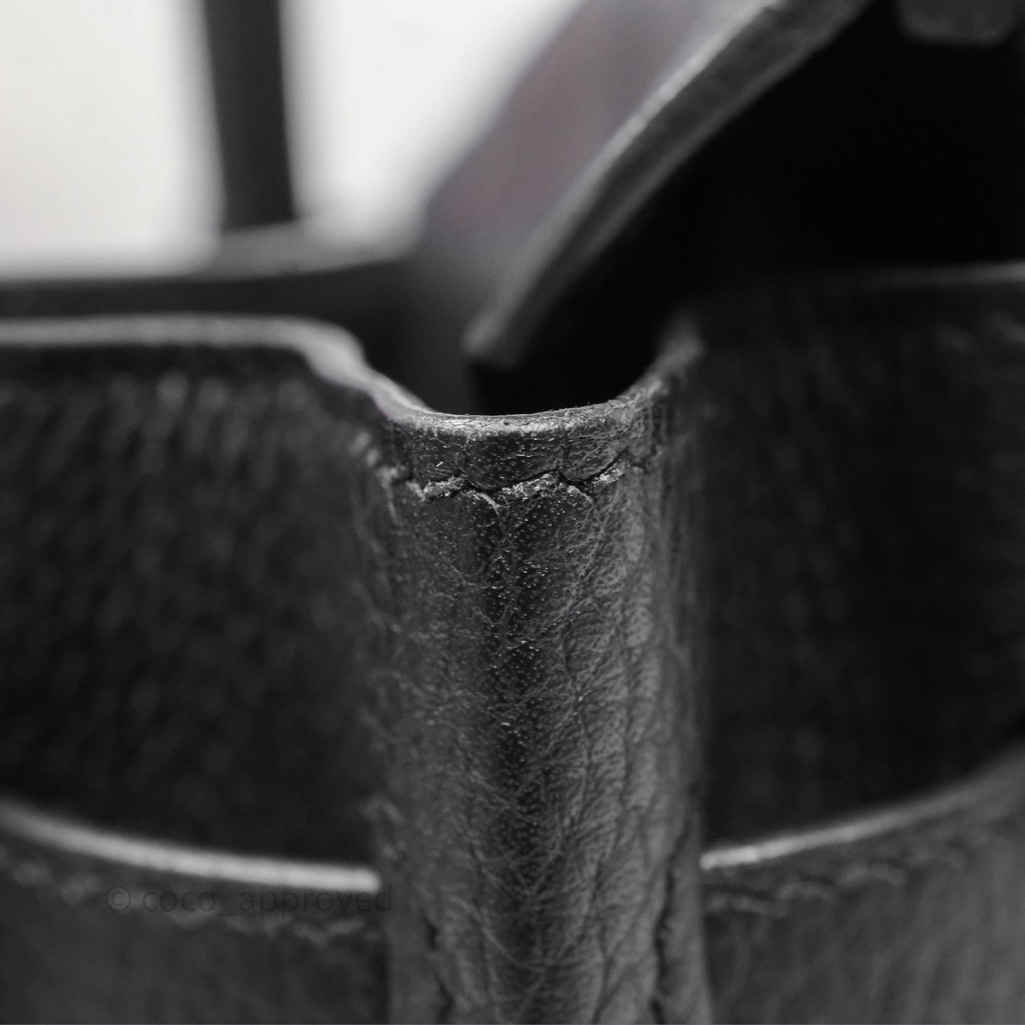Hermes Birkin 25 Black Togo Gold Hardware