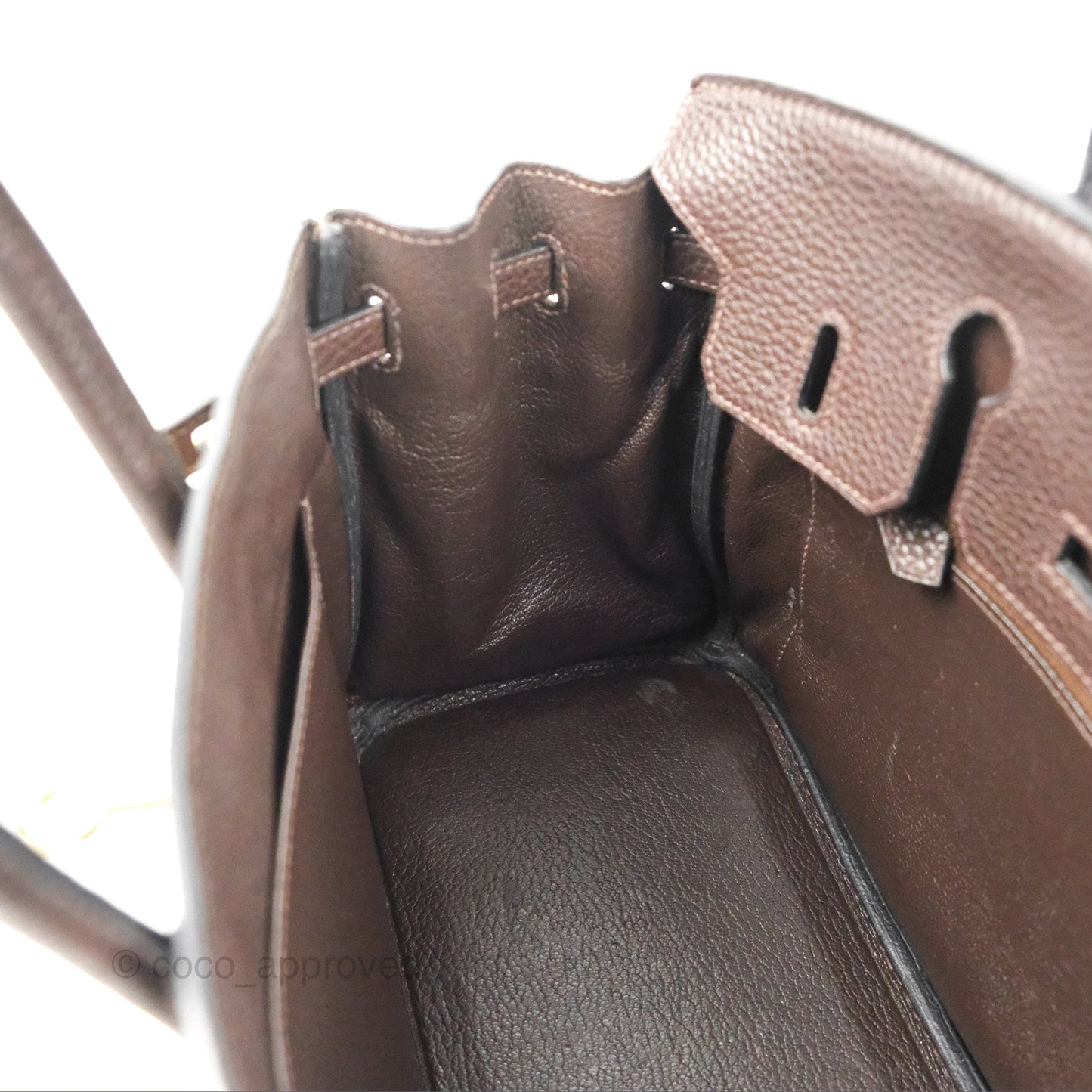 Hermes Birkin 25 Chocolate Gold Hardware