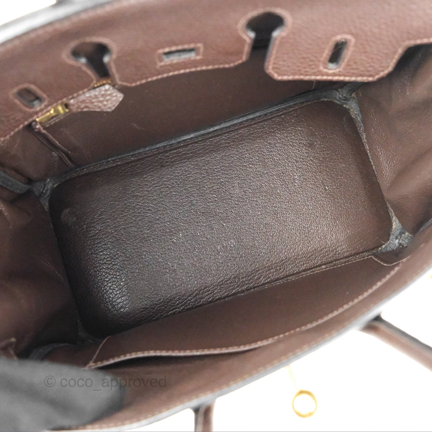 Hermes Birkin 25 Chocolate Gold Hardware