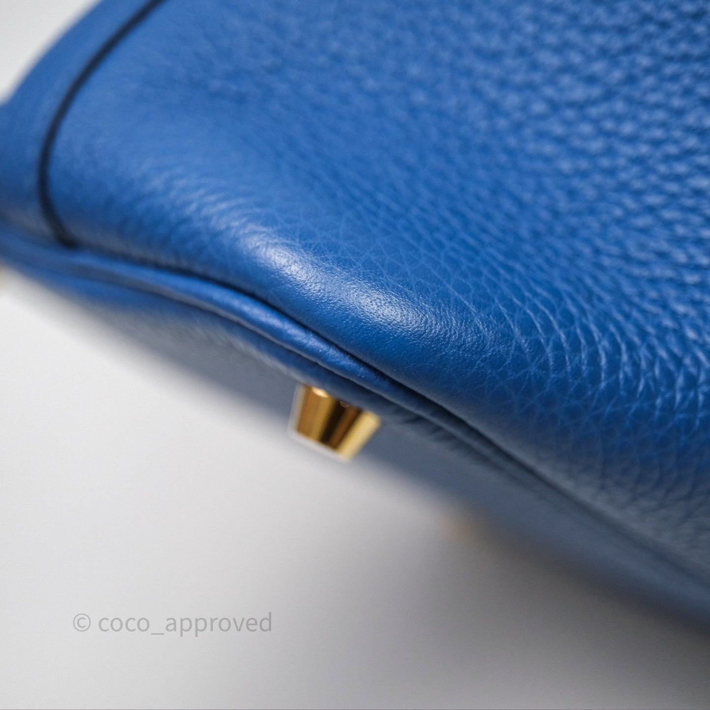 Hermès Picotin Lock 18 Taurillon Maurice 71 Bleu France Gold Hardware