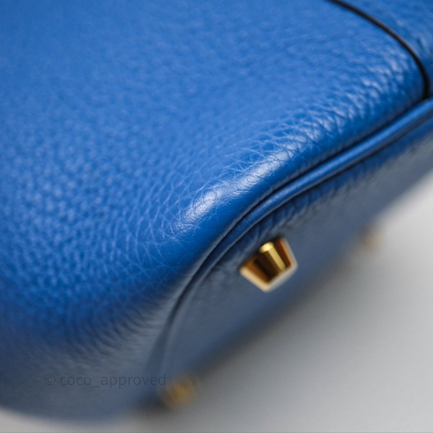 Hermès Picotin Lock 18 Taurillon Maurice 71 Bleu France Gold Hardware