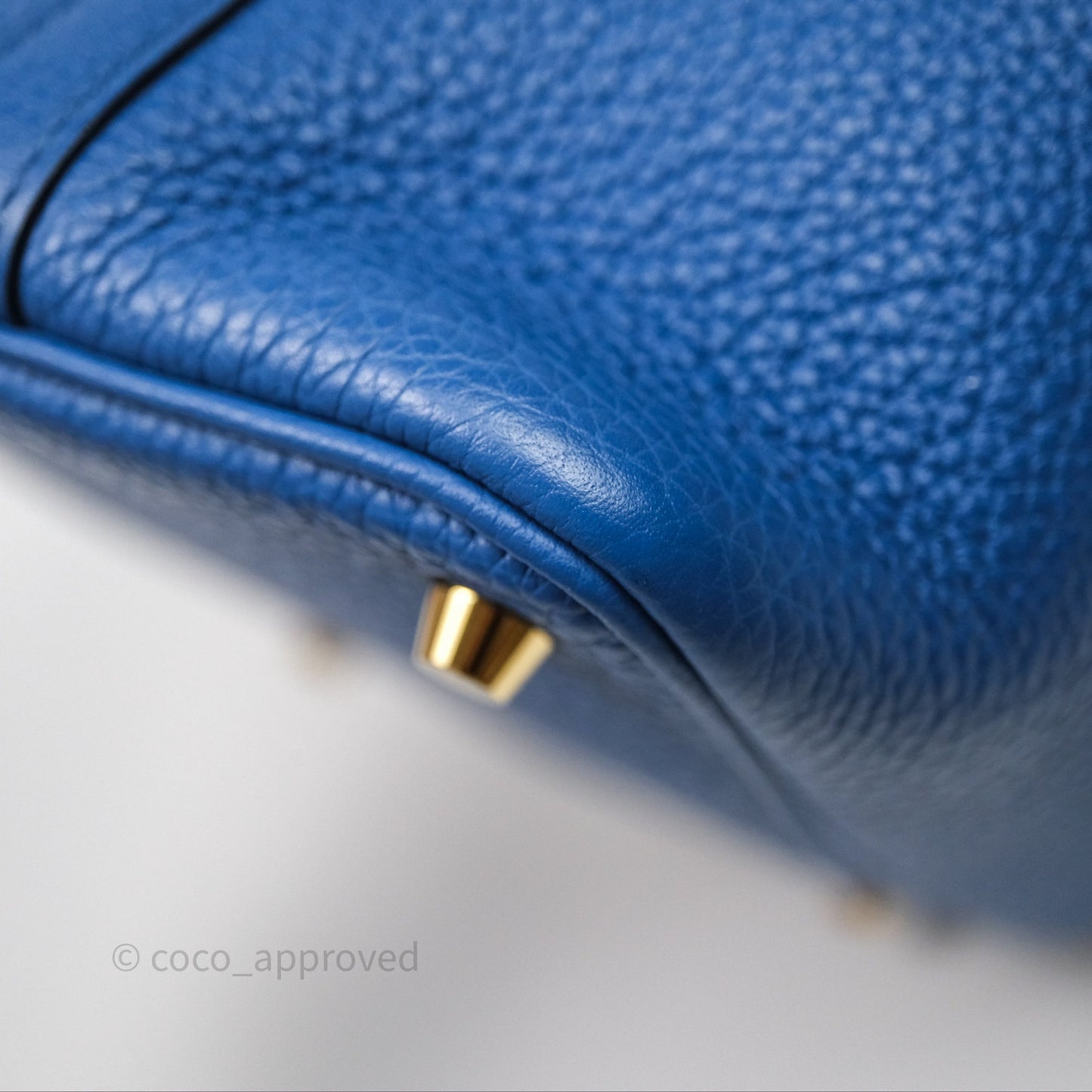 Hermès Picotin Lock 18 Taurillon Maurice 71 Bleu France Gold Hardware