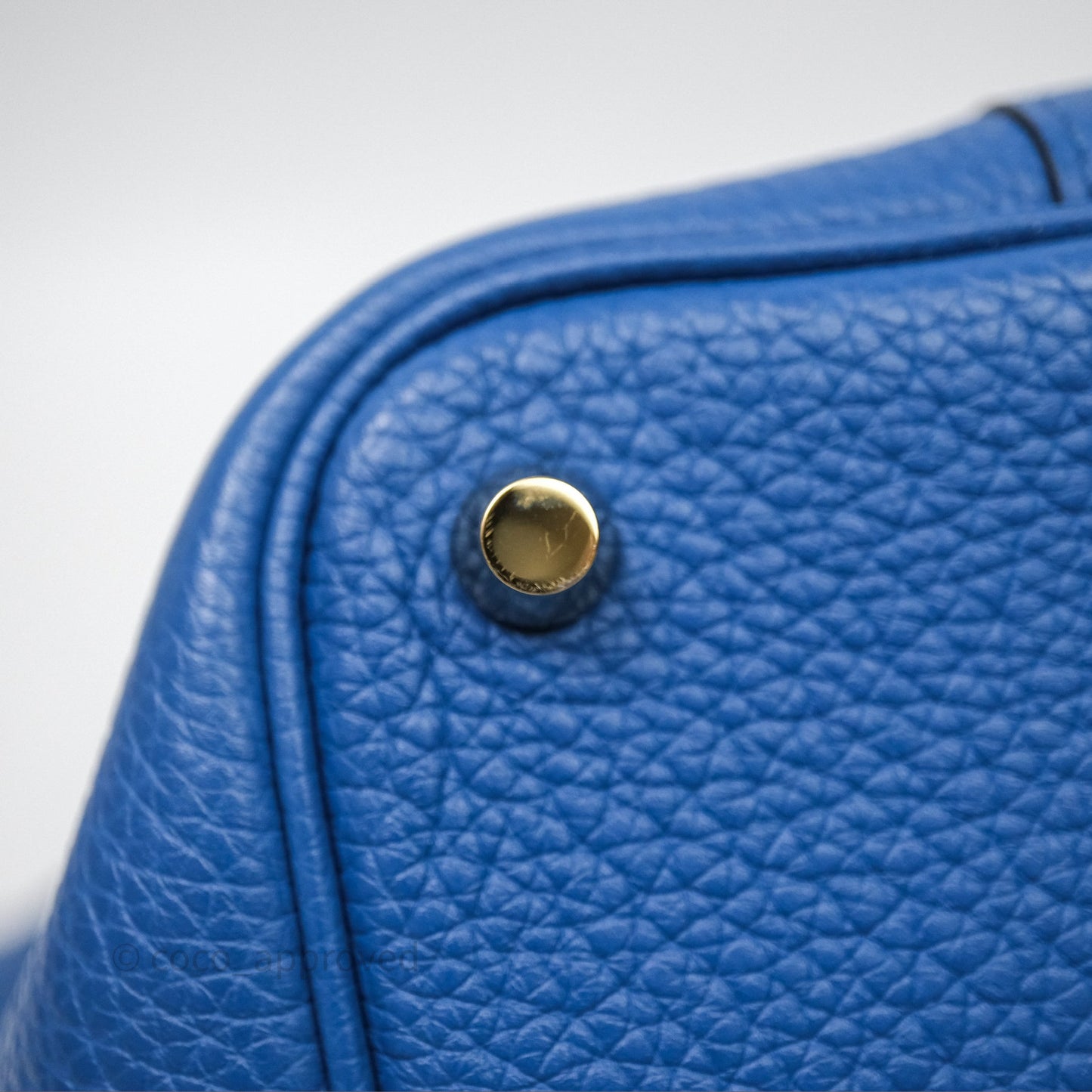 Hermès Picotin Lock 18 Taurillon Maurice 71 Bleu France Gold Hardware
