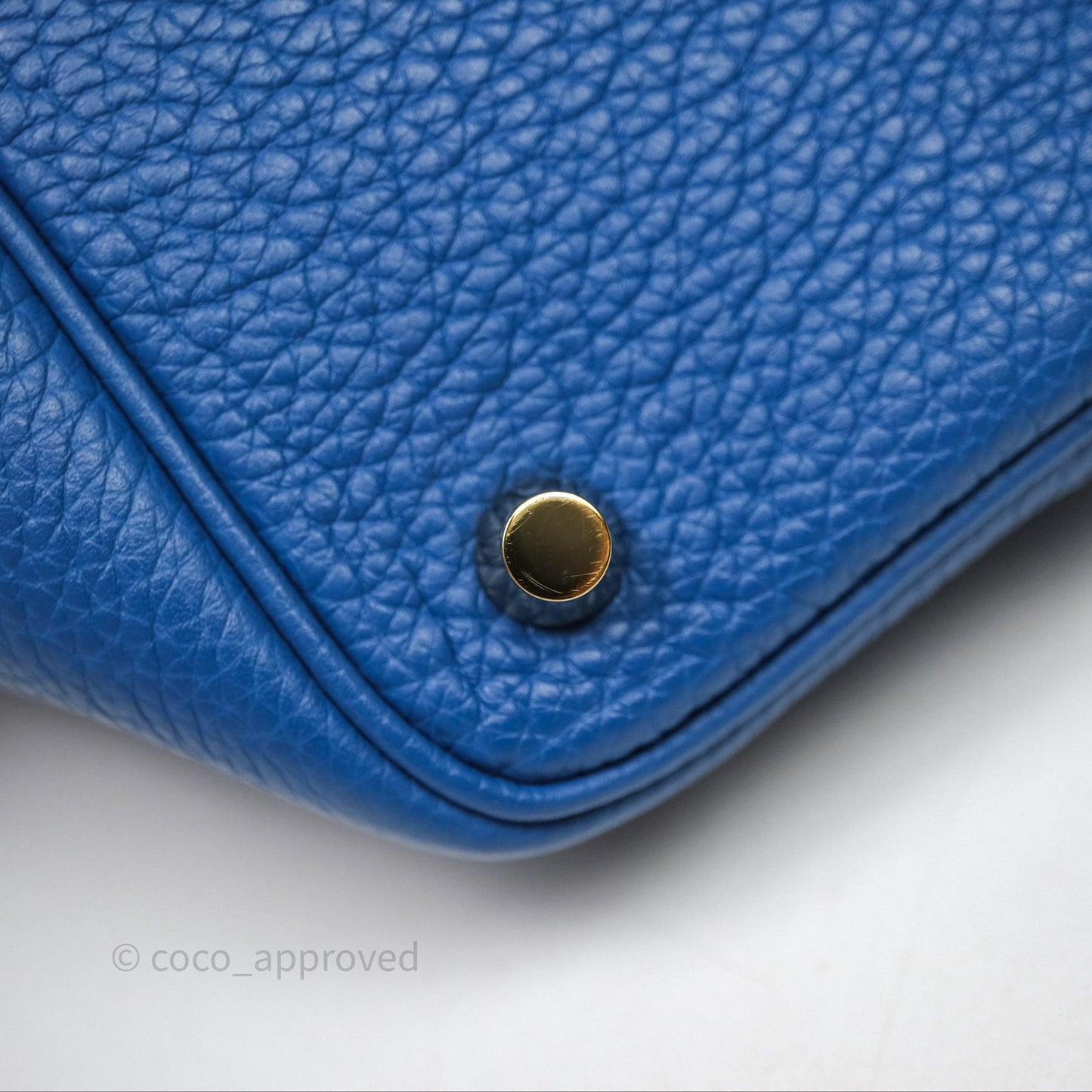 Hermès Picotin Lock 18 Taurillon Maurice 71 Bleu France Gold Hardware