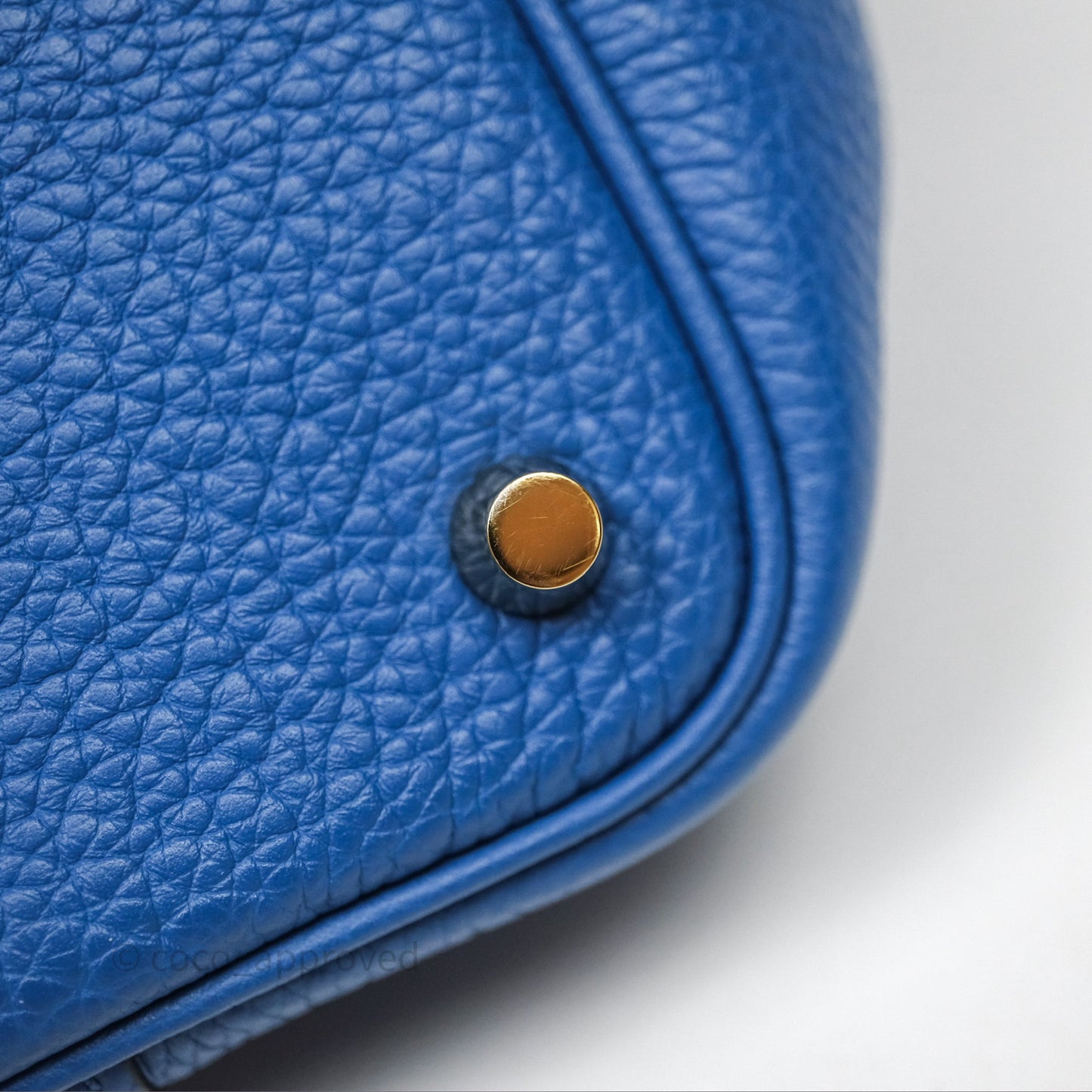 Hermès Picotin Lock 18 Taurillon Maurice 71 Bleu France Gold Hardware