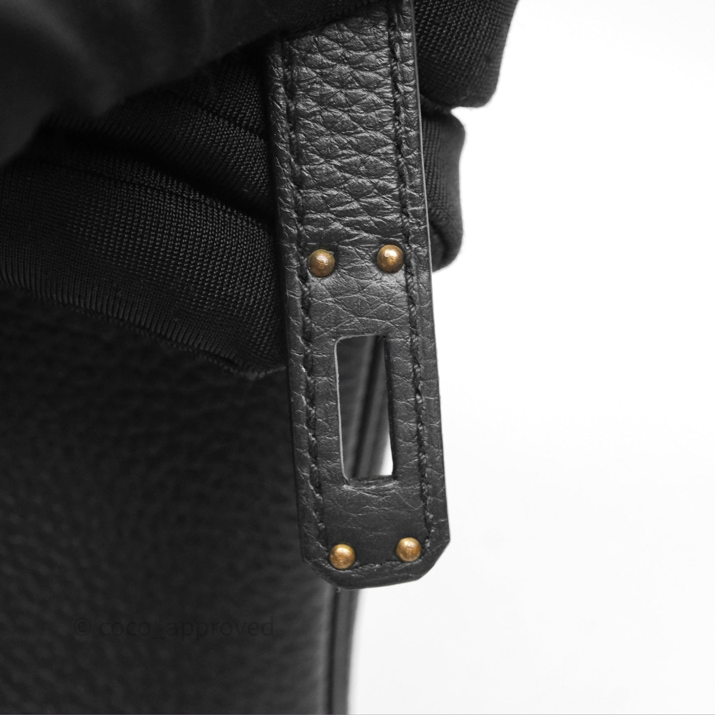 Hermes Birkin 25 Black Togo Gold Hardware
