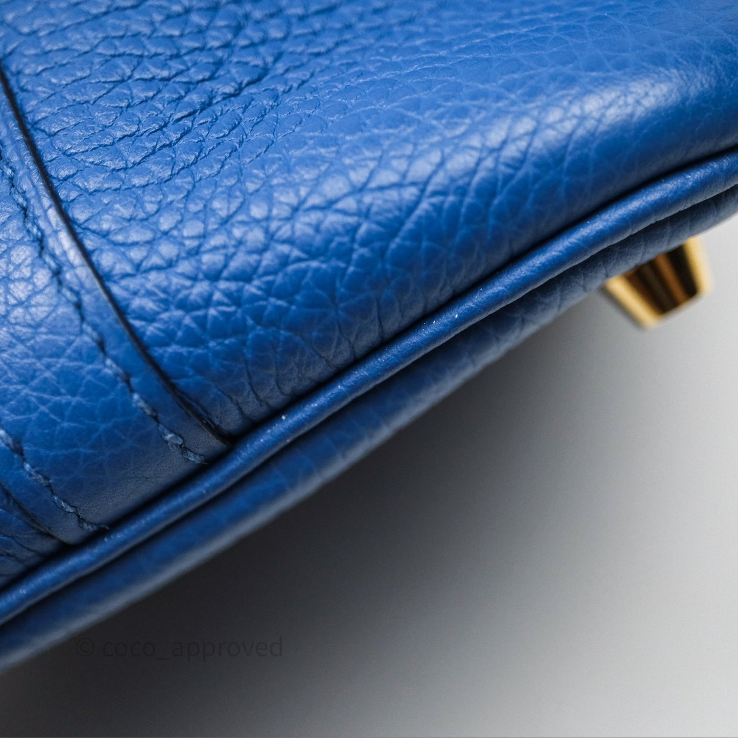Hermès Picotin Lock 18 Taurillon Maurice 71 Bleu France Gold Hardware