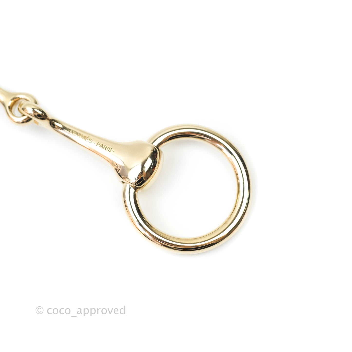 Hermès Mors Scarf Ring Permabrass