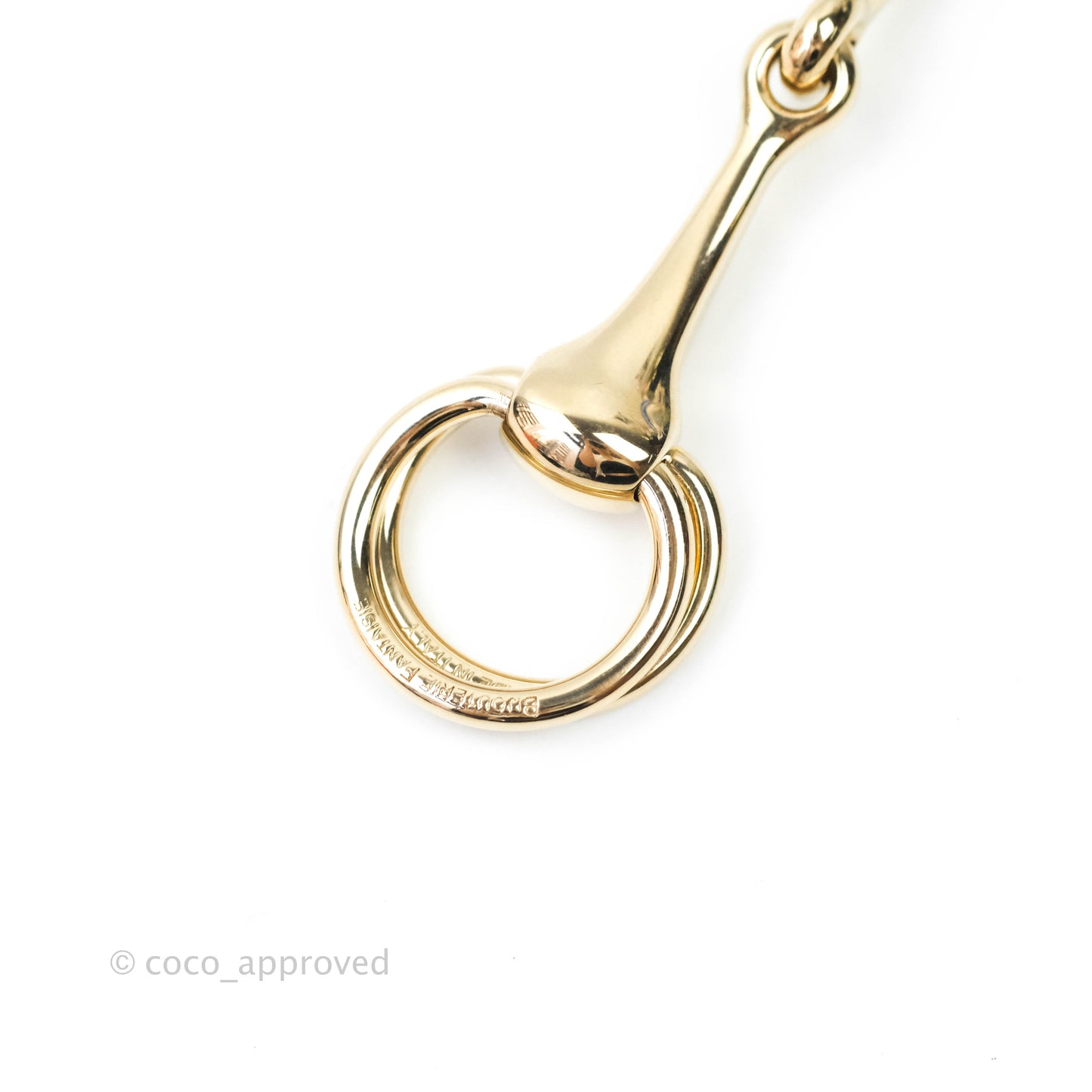 Hermès Mors Scarf Ring Permabrass