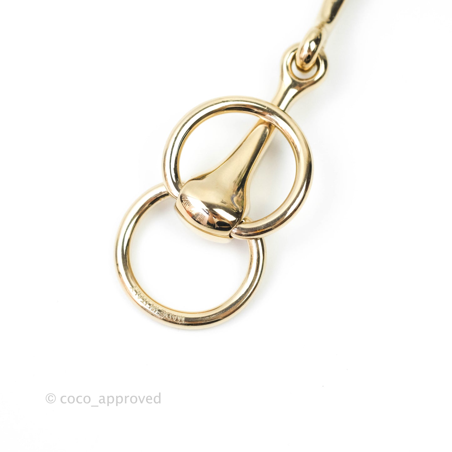 Hermès Mors Scarf Ring Permabrass