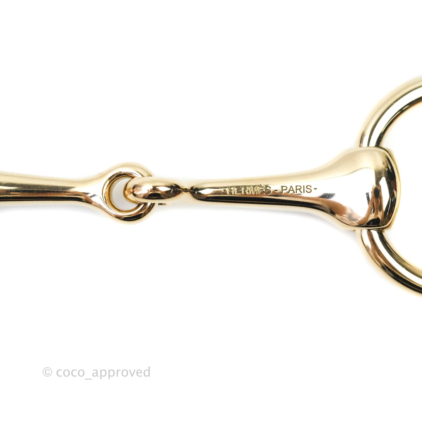 Hermès Mors Scarf Ring Permabrass