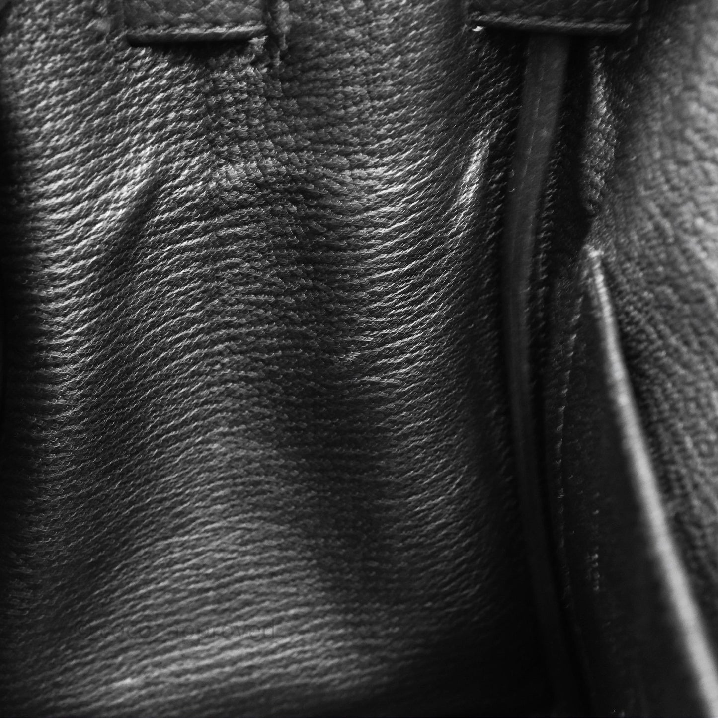 Hermes Birkin 25 Black Togo Gold Hardware