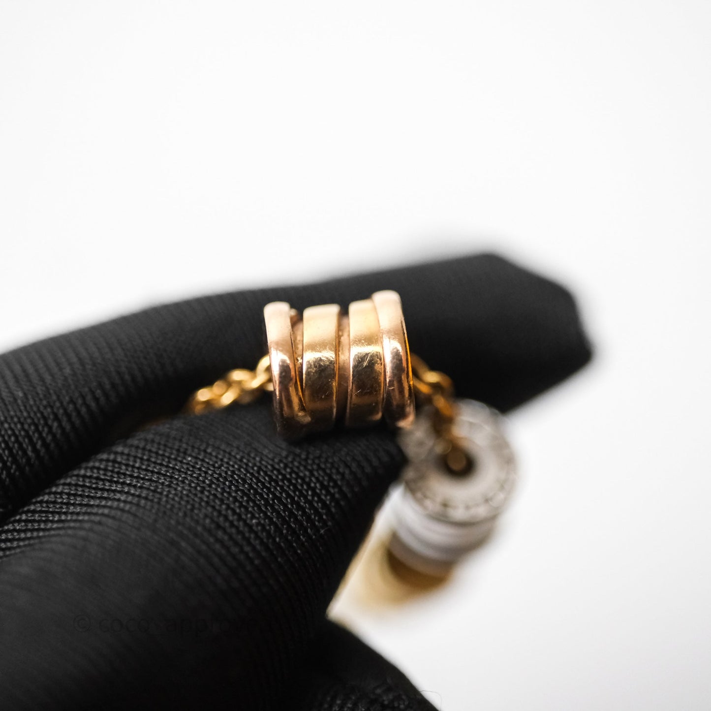 Bvlgari B.Zero1 18k Three Tone Gold Bracelet