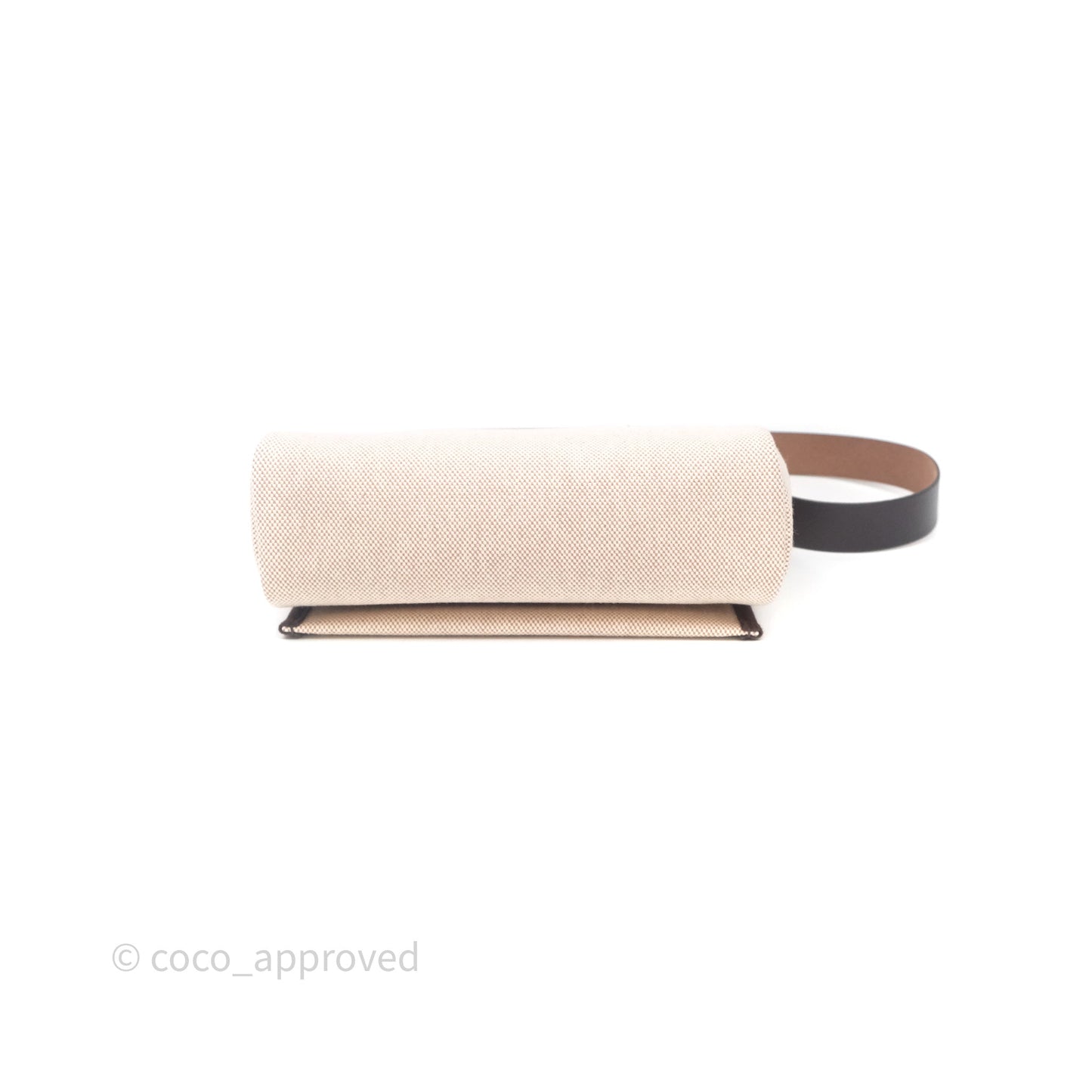 Hermès Herbag Zip 20 Mini Ecru/ Beige Canva Gold Hardware