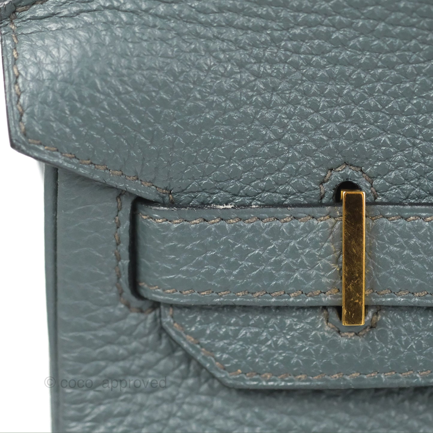 Hermès Birkin 30 Bleu Orage Gold Hardware
