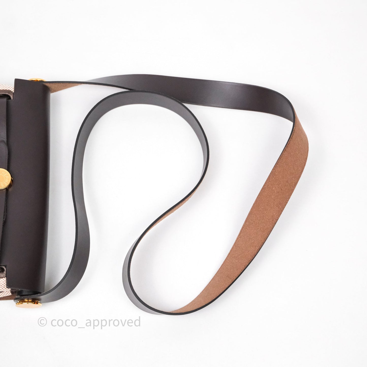 Hermès Herbag Zip 20 Mini Ecru/ Beige Canva Gold Hardware