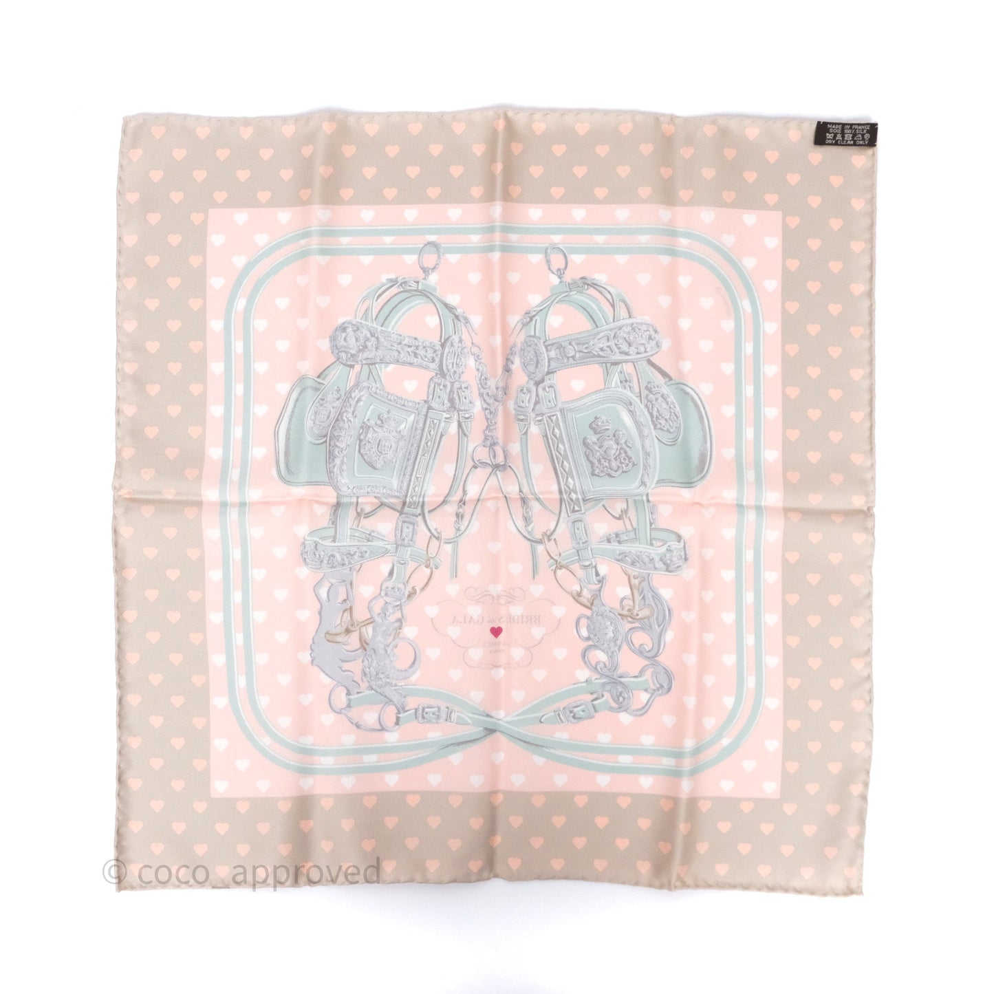 Hermès Brides de Gala Love Silk Scarf 45