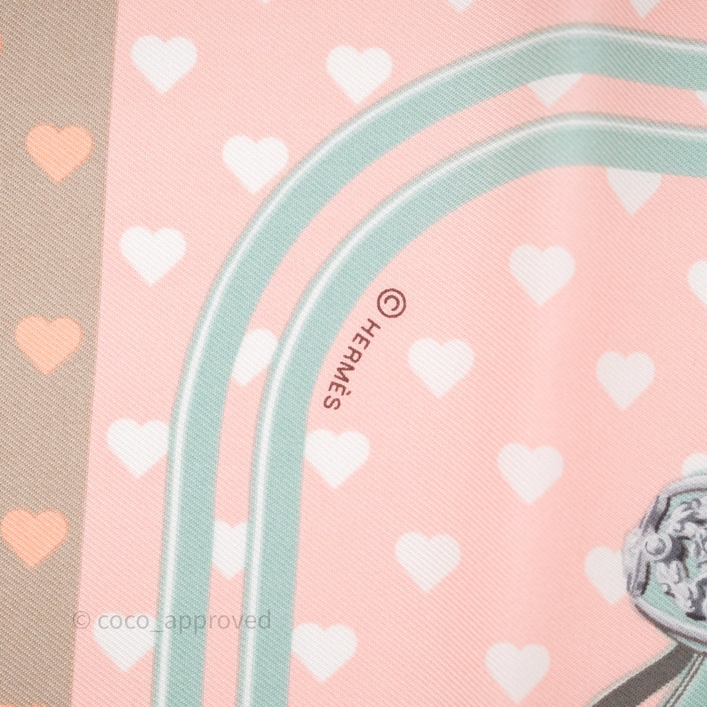 Hermès Brides de Gala Love Silk Scarf 45