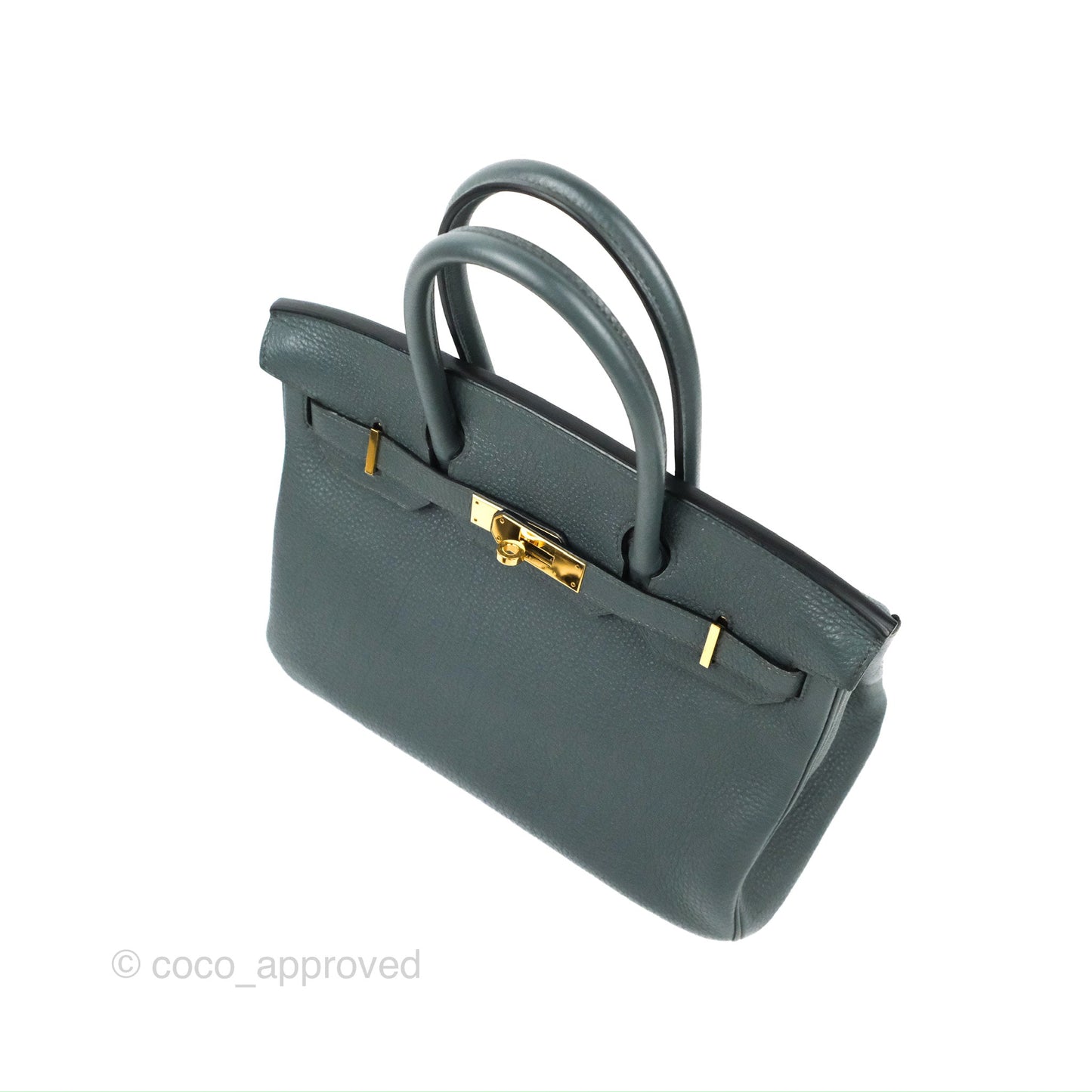 Hermès Birkin 30 Bleu Orage Gold Hardware