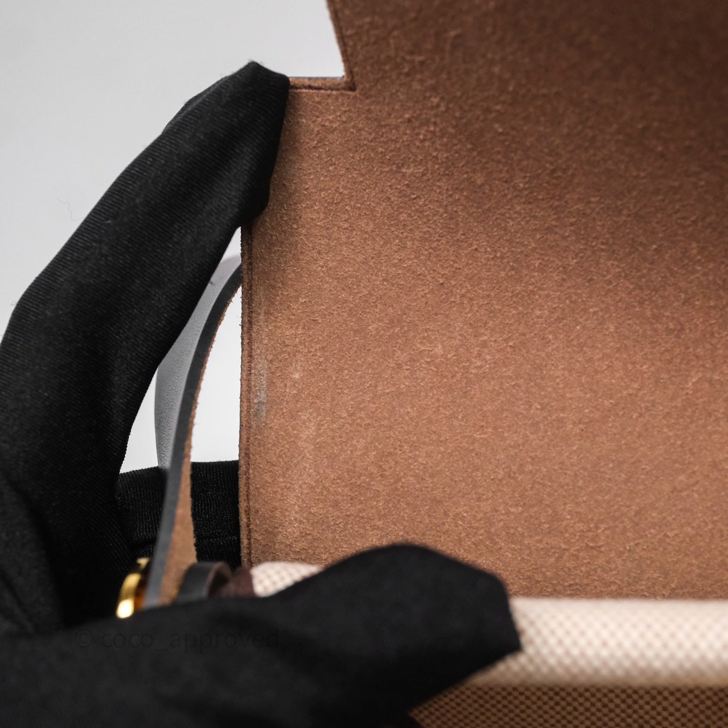 Hermès Herbag Zip 20 Mini Ecru/ Beige Canva Gold Hardware