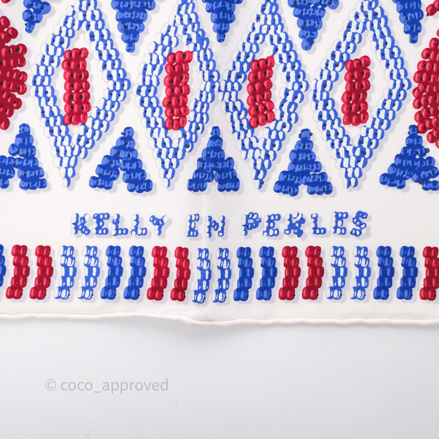 Hermès Kelly en Perles Scarf 45
