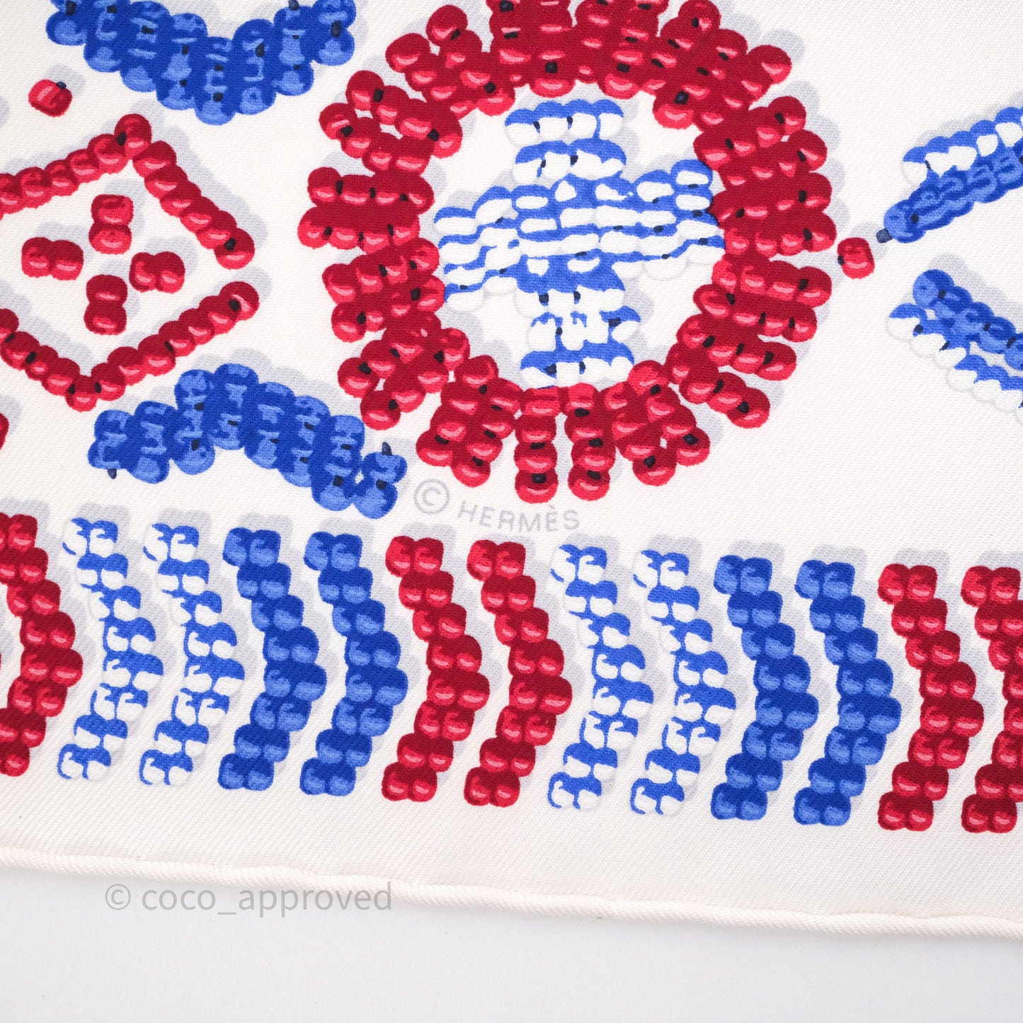 Hermès Kelly en Perles Scarf 45