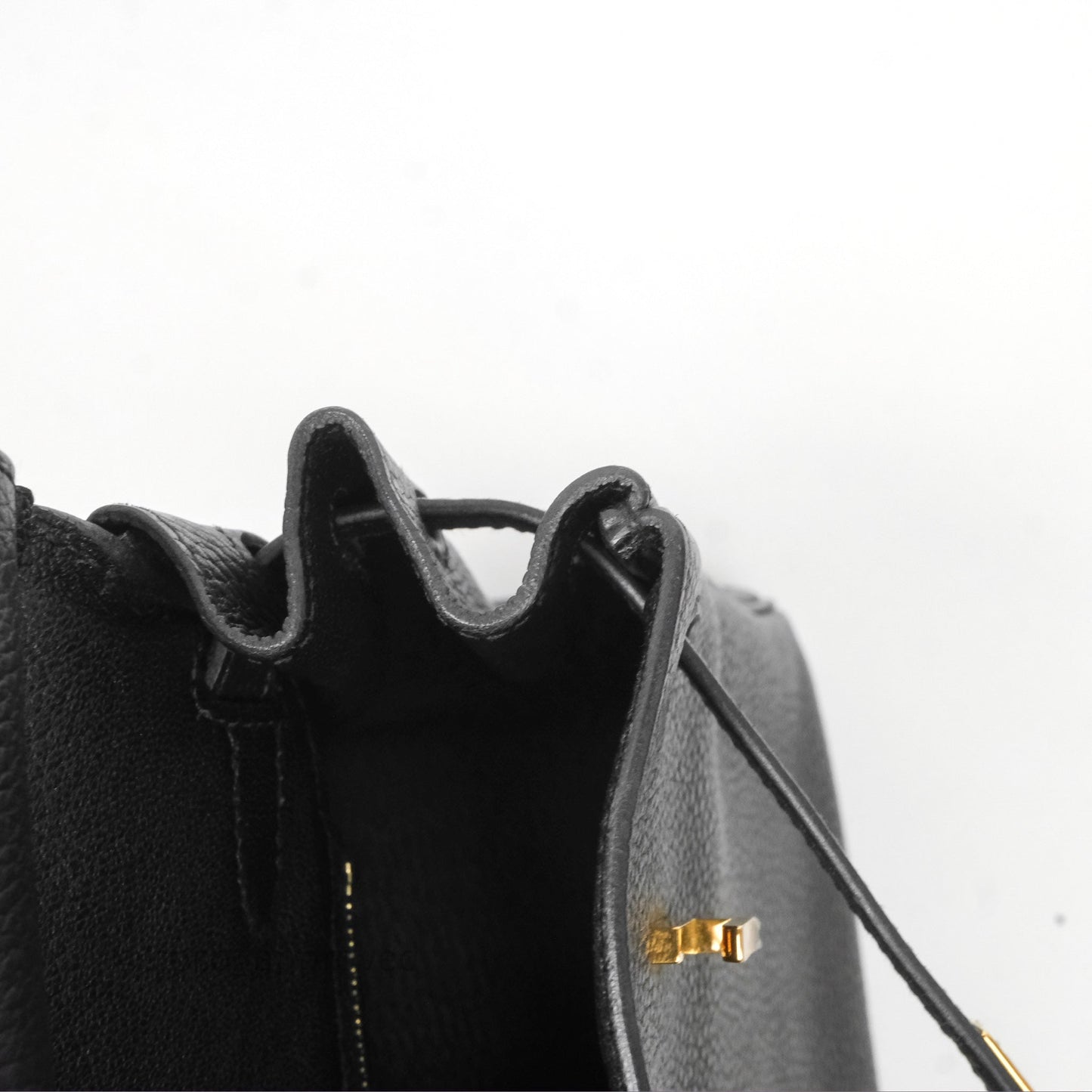 Hermes Birkin 25 Black Togo Gold Hardware