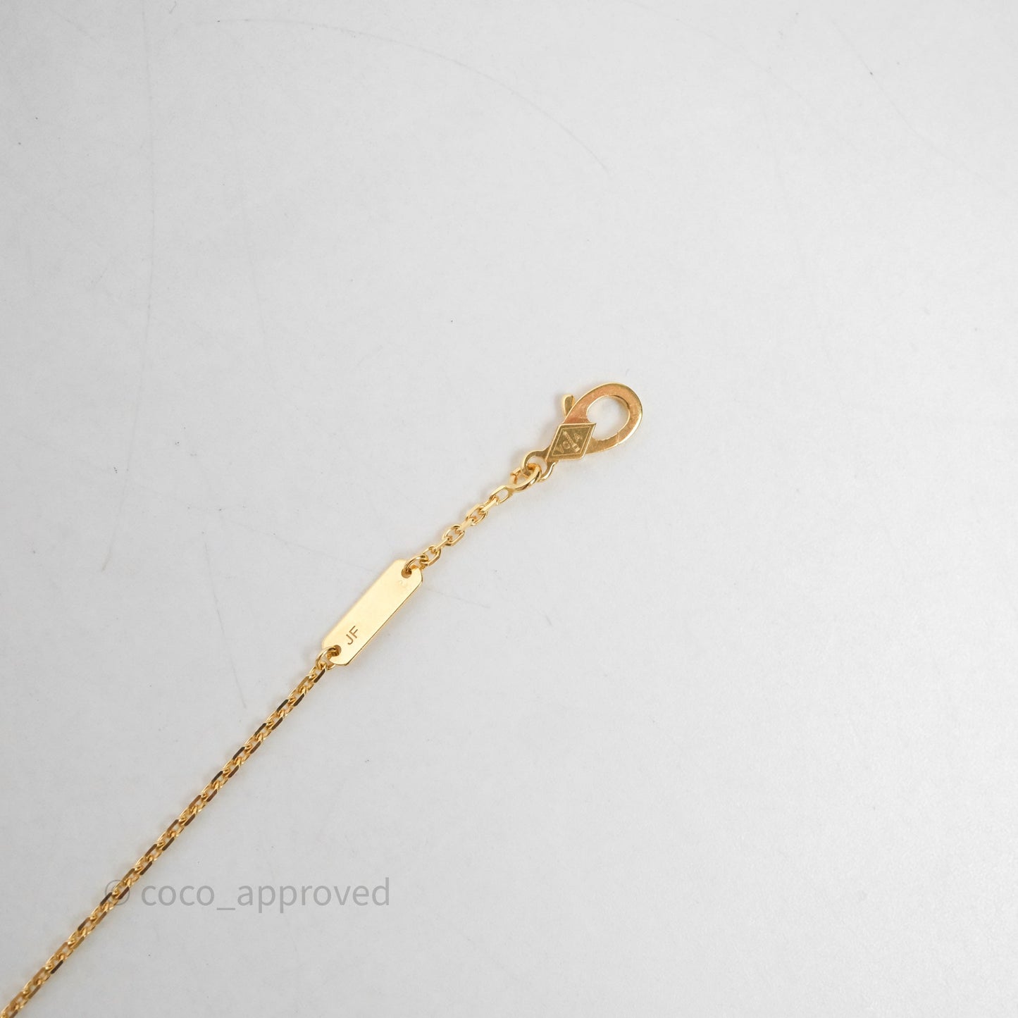 Van Cleef & Arpels Vintage Alhambra Pendant Necklace Gold Tone