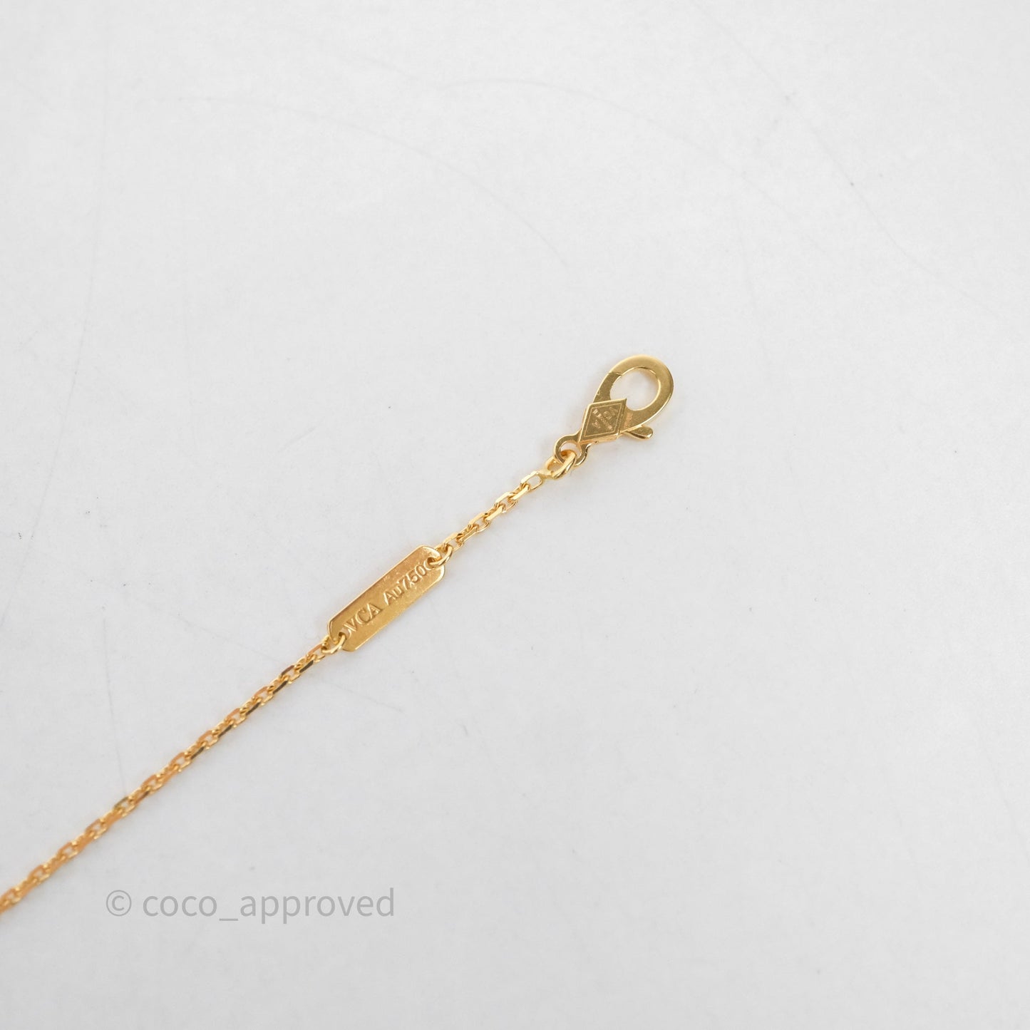 Van Cleef & Arpels Vintage Alhambra Pendant Necklace Gold Tone