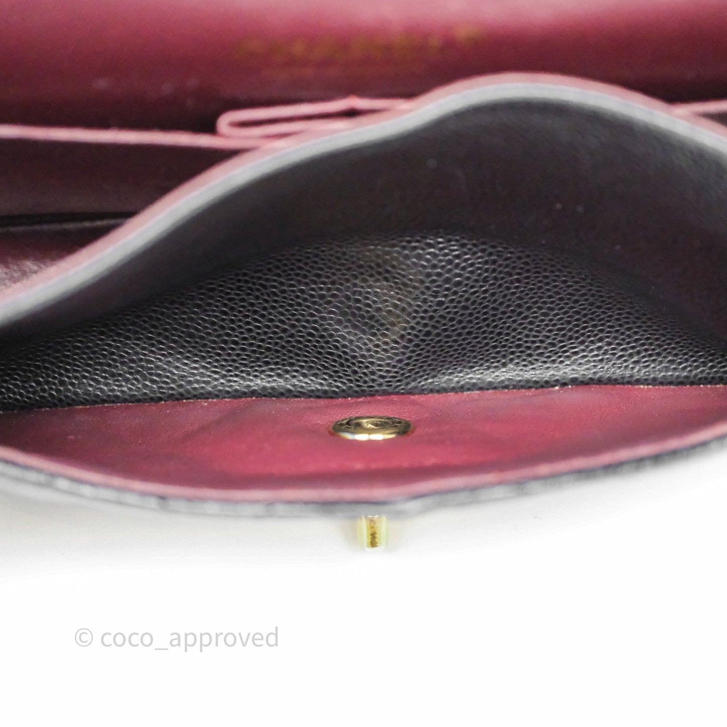 Chanel Classic M/L Medium Flap Quilted Black Caviar Gold Hardware