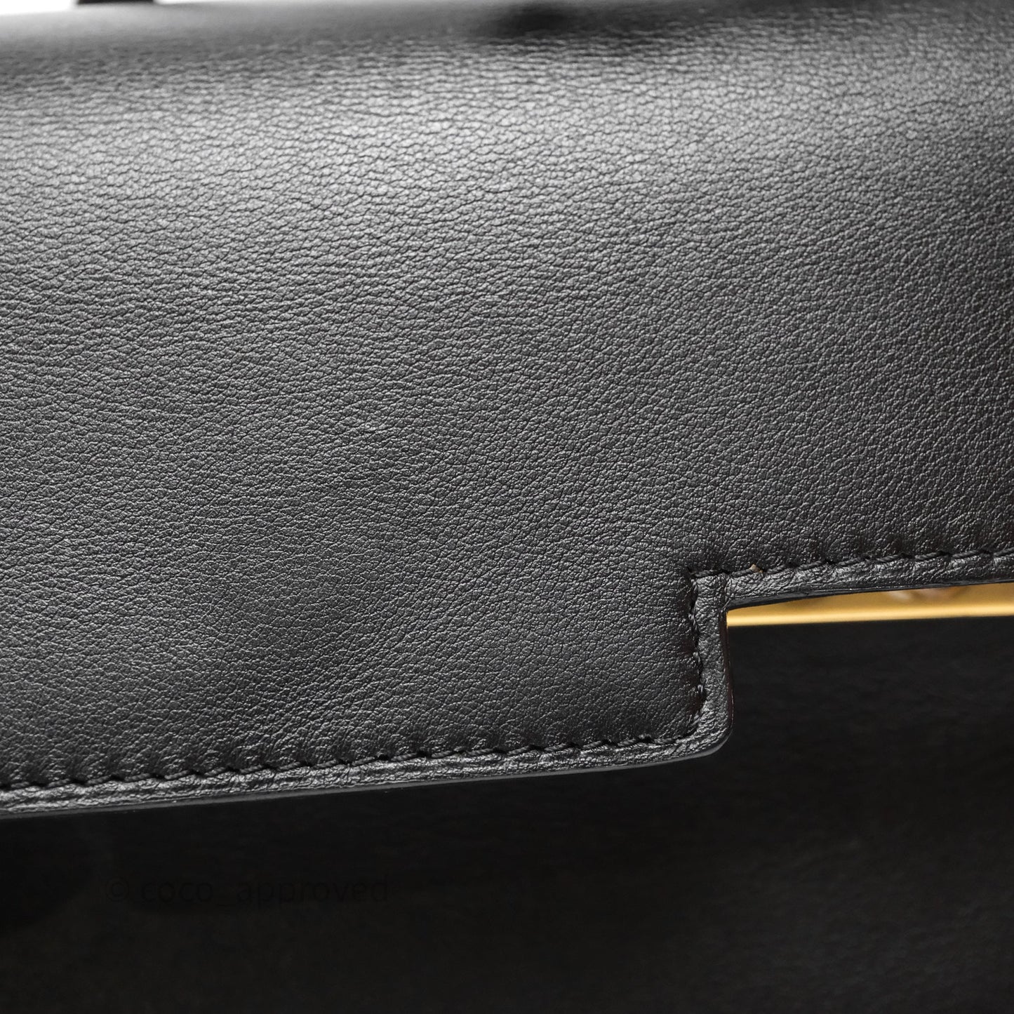 Delvaux Tempête Mini Black Calfskin Gold Hardware