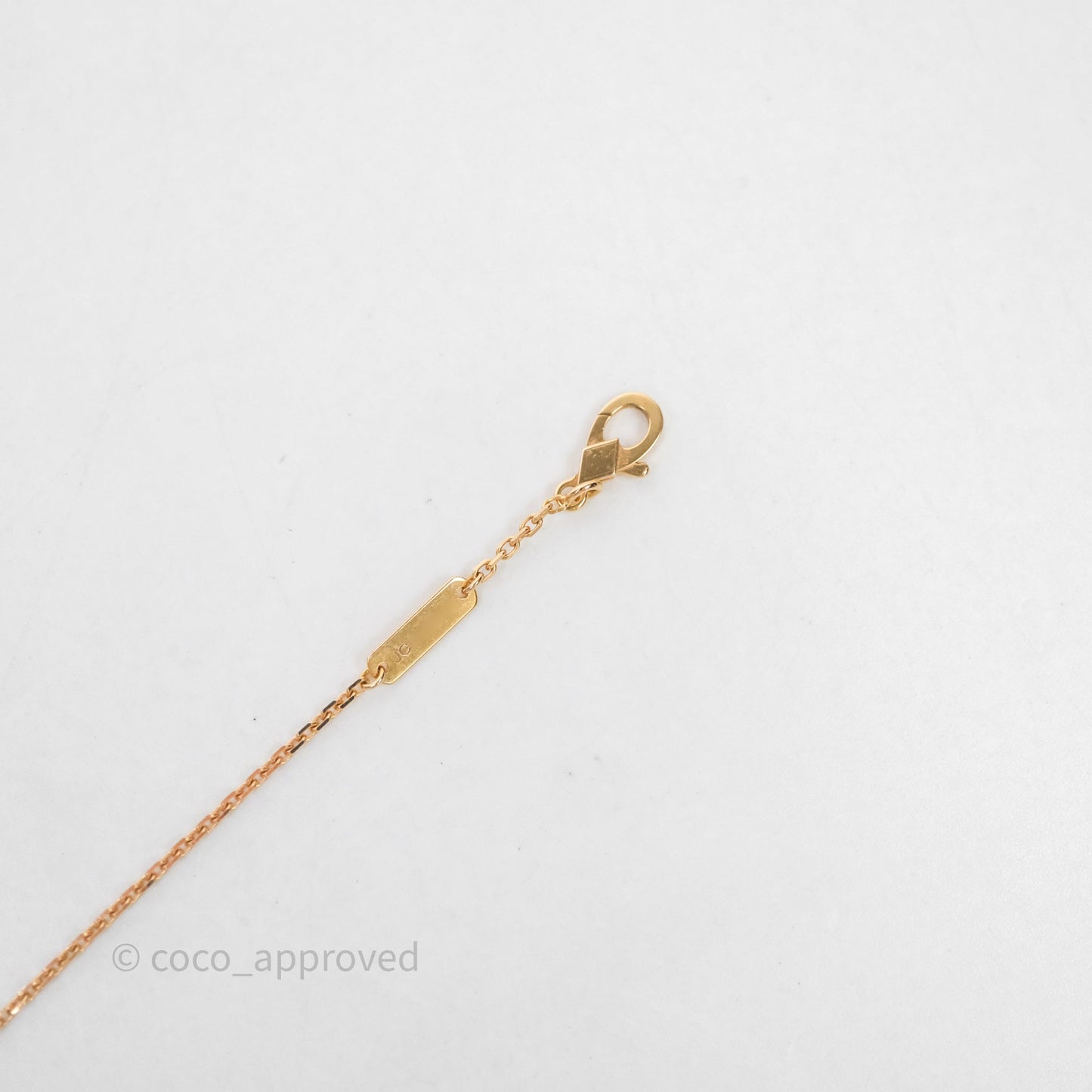 Van Cleef & Arpels Vintage Alhambra Pendant Grey Mother-of-pearl Rose Gold