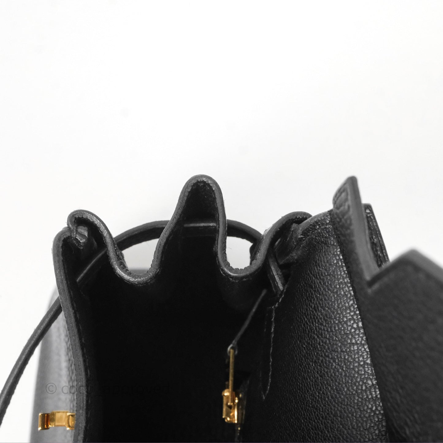 Hermes Birkin 25 Black Togo Gold Hardware