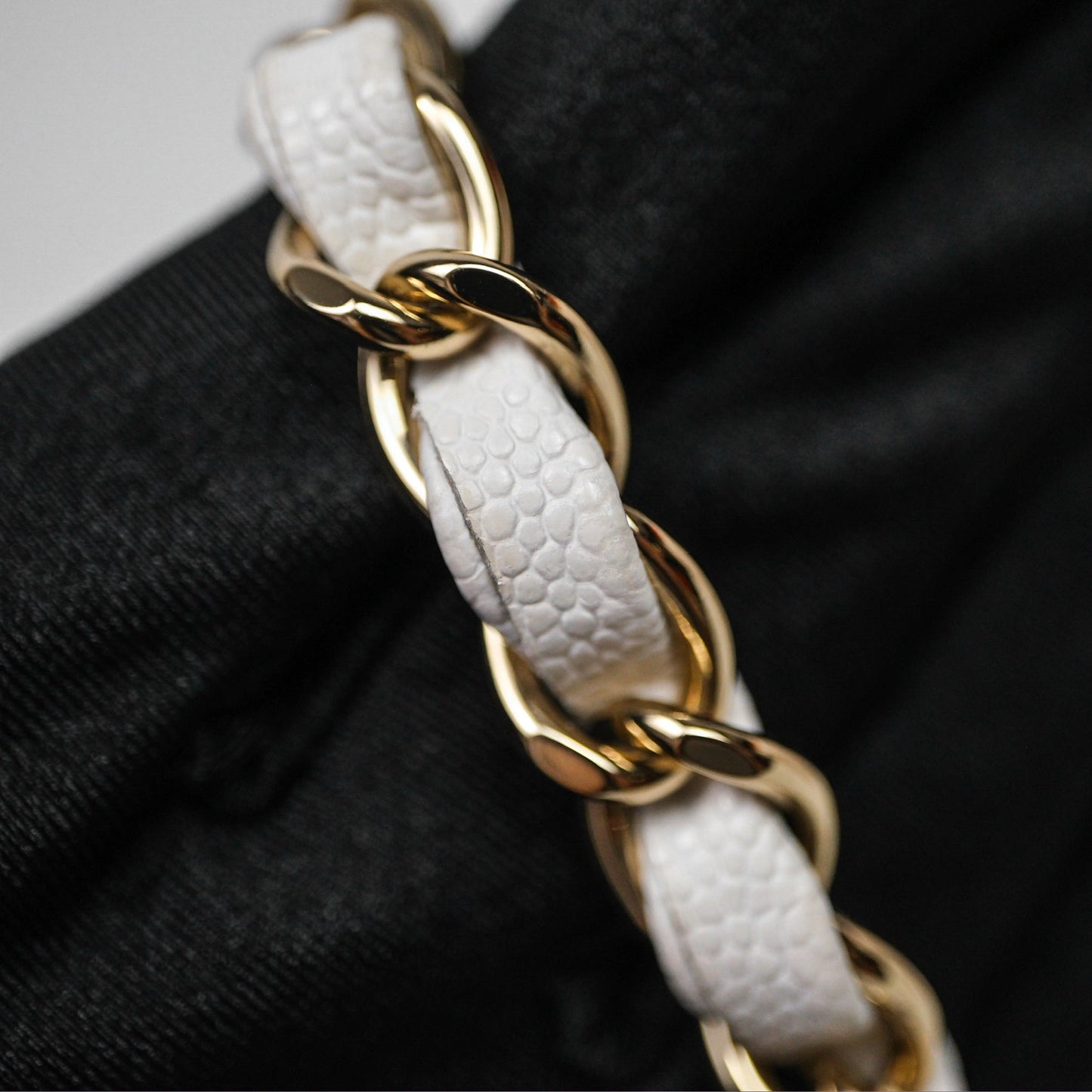 Chanel Small Classic Quilted Flap White Caviar Gold Hardware
