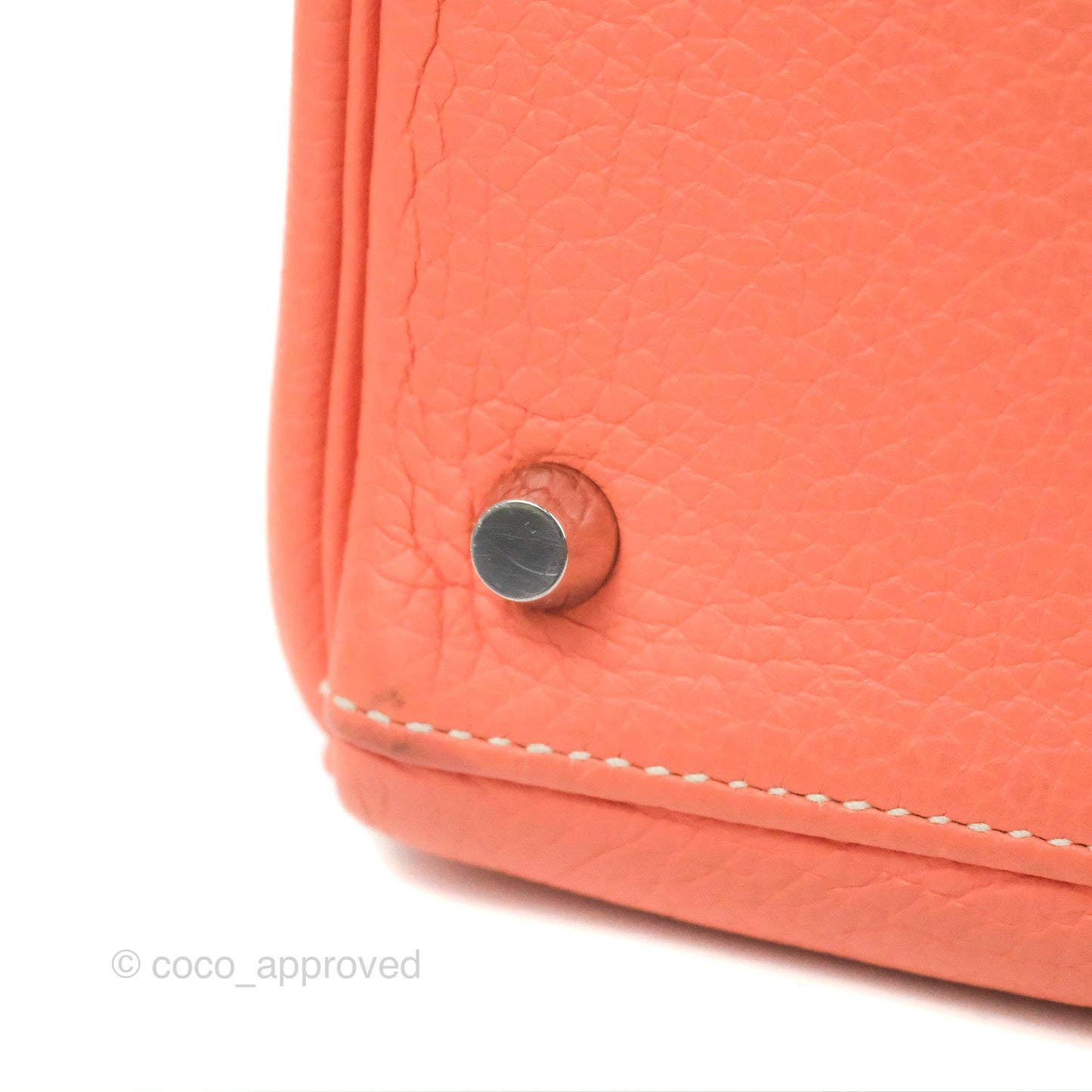 Hermès Kelly Retourne 28 Crevette Clemence Palladium Hardware