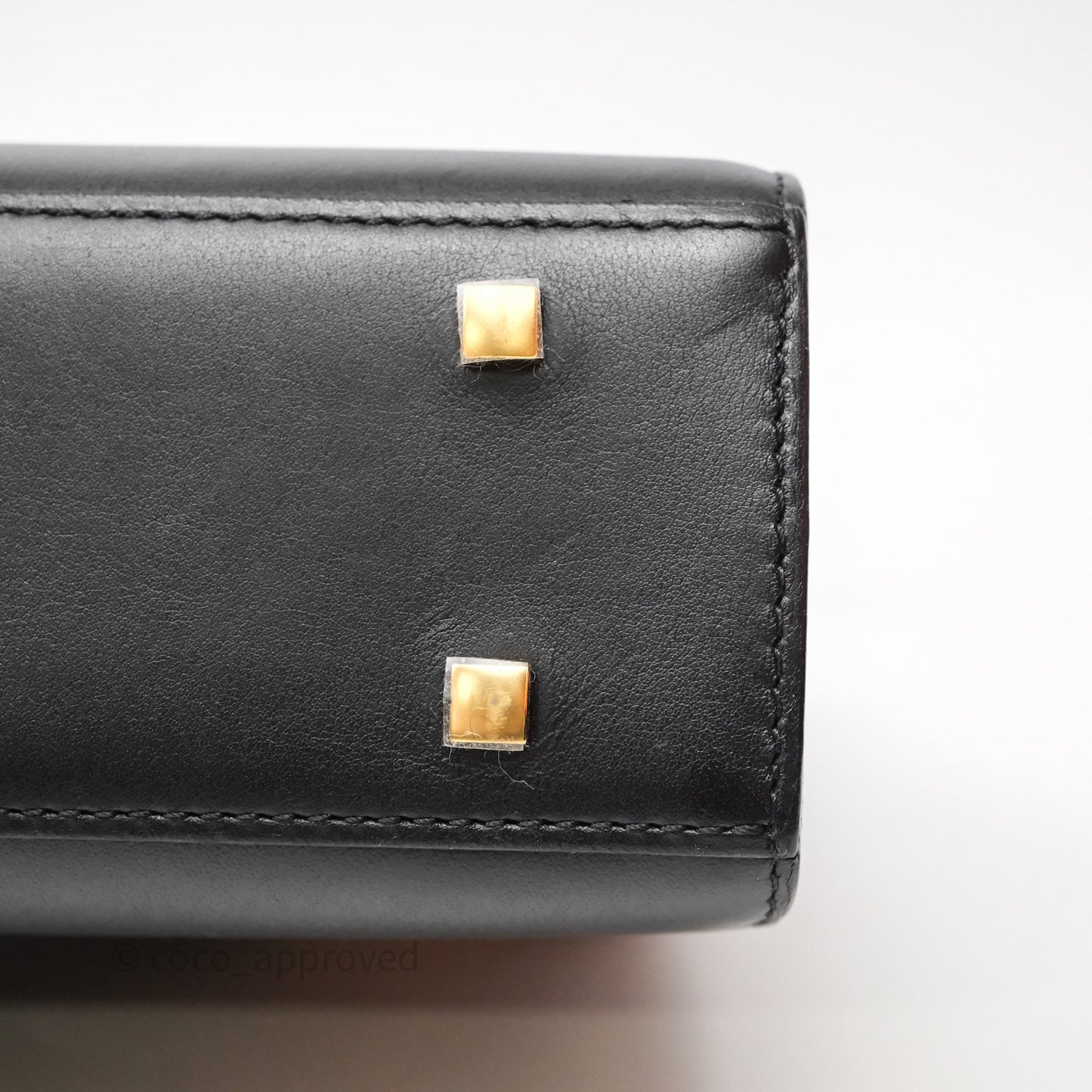 Delvaux Tempête Mini Black Calfskin Gold Hardware